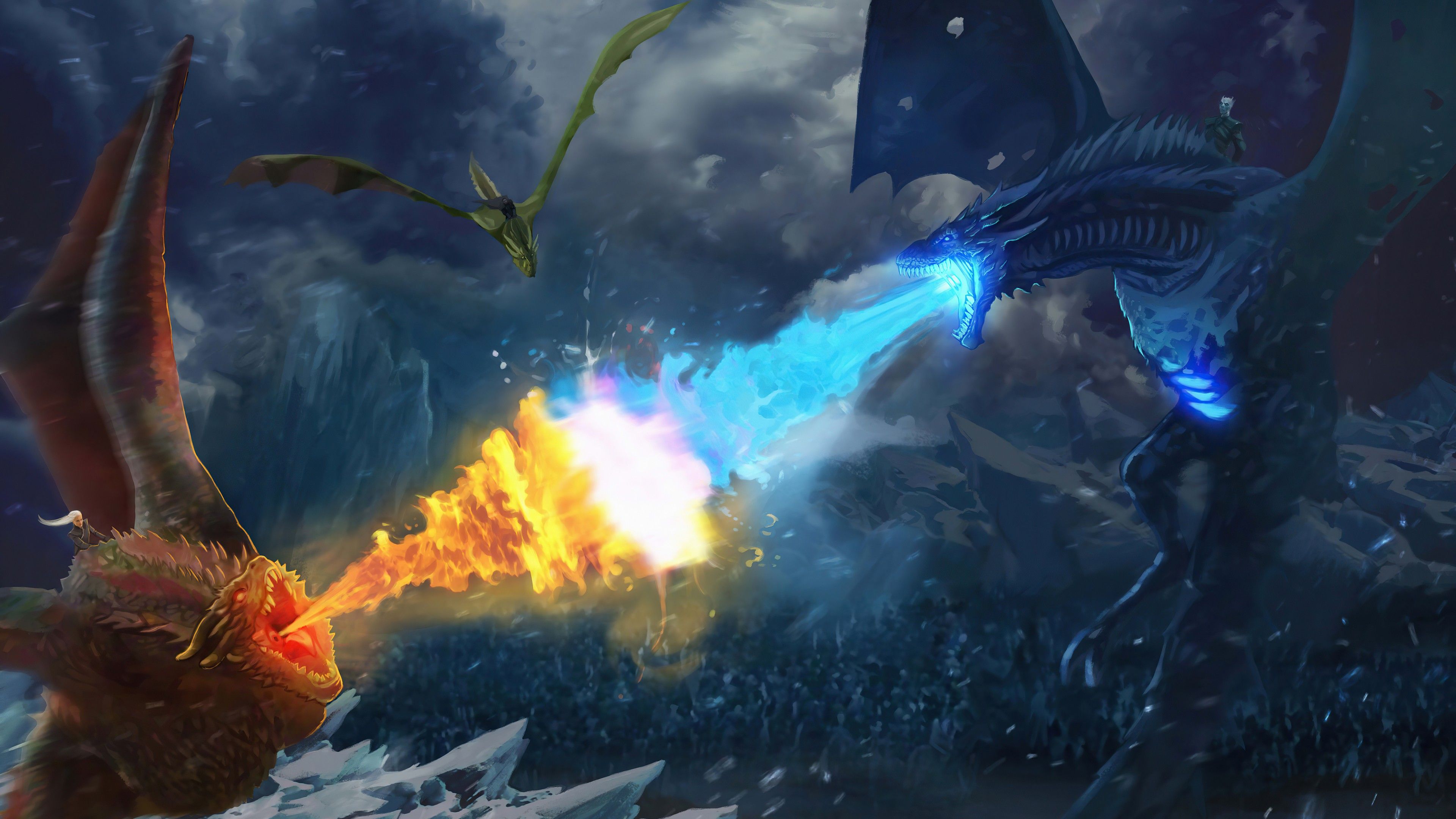 3840x2160 Dragon 4K 5K HD Game Of Thrones Wallpaper