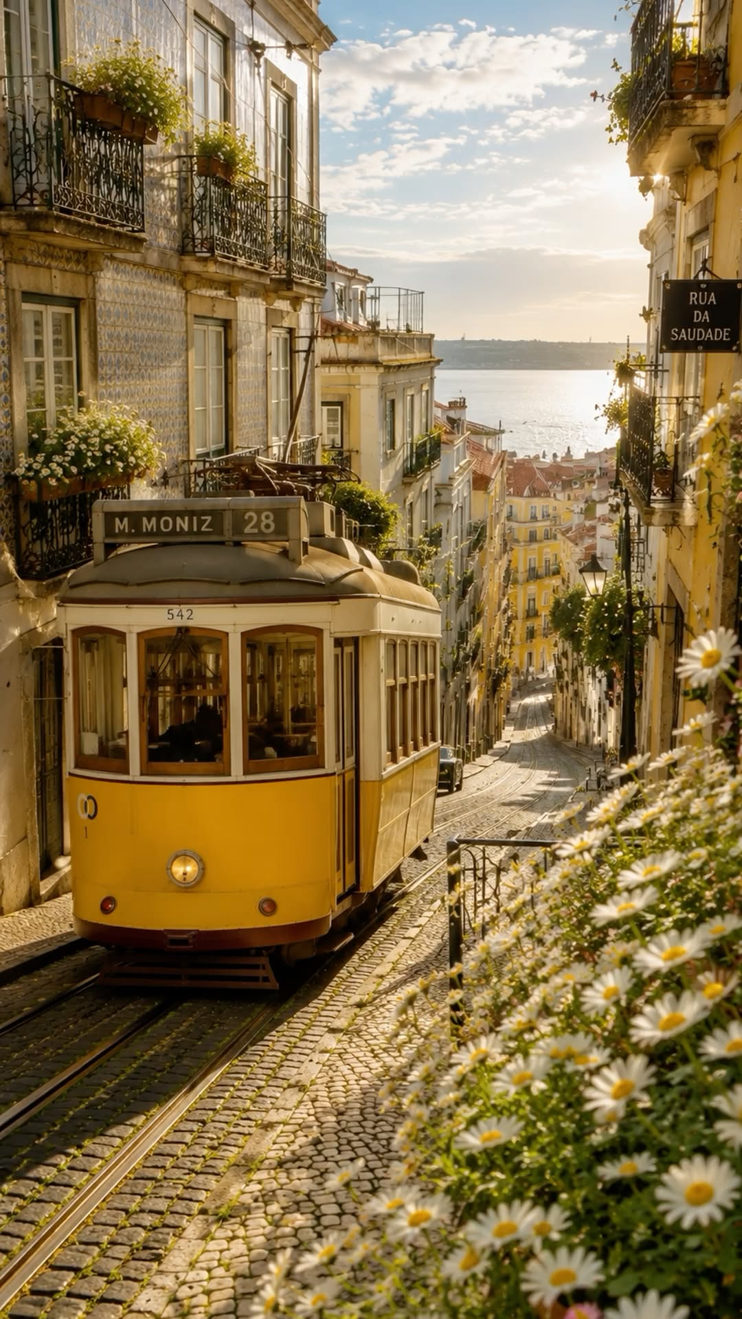 1080x1920 Lisbon Tram Picture
