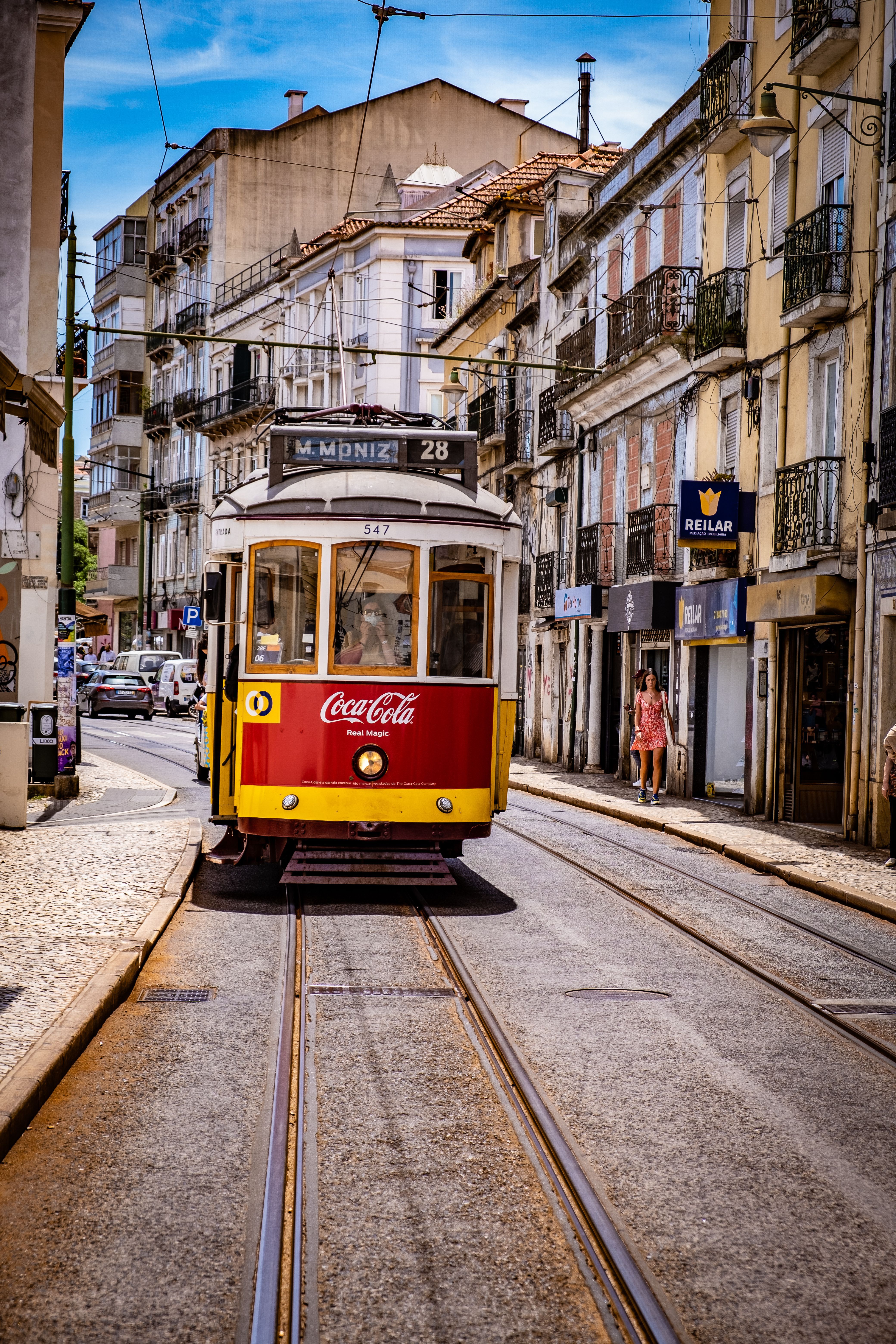 4160x6240 A Tram on the Streets of Lisbon, Portugal · Free