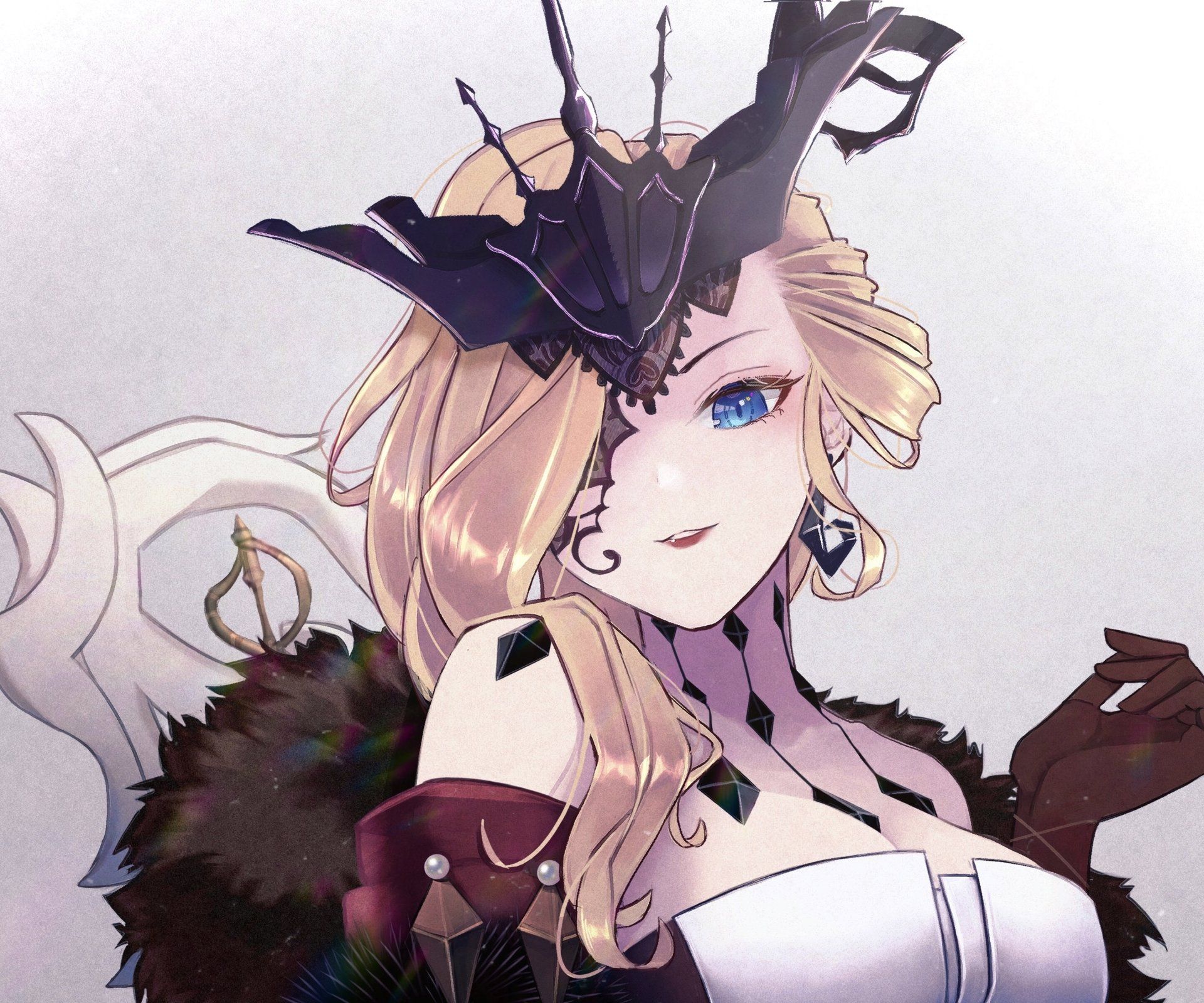 1920x1600 Download La Signora (Genshin Impact) Video Game Genshin Impact HD Wallpaper by むいたろうx2412