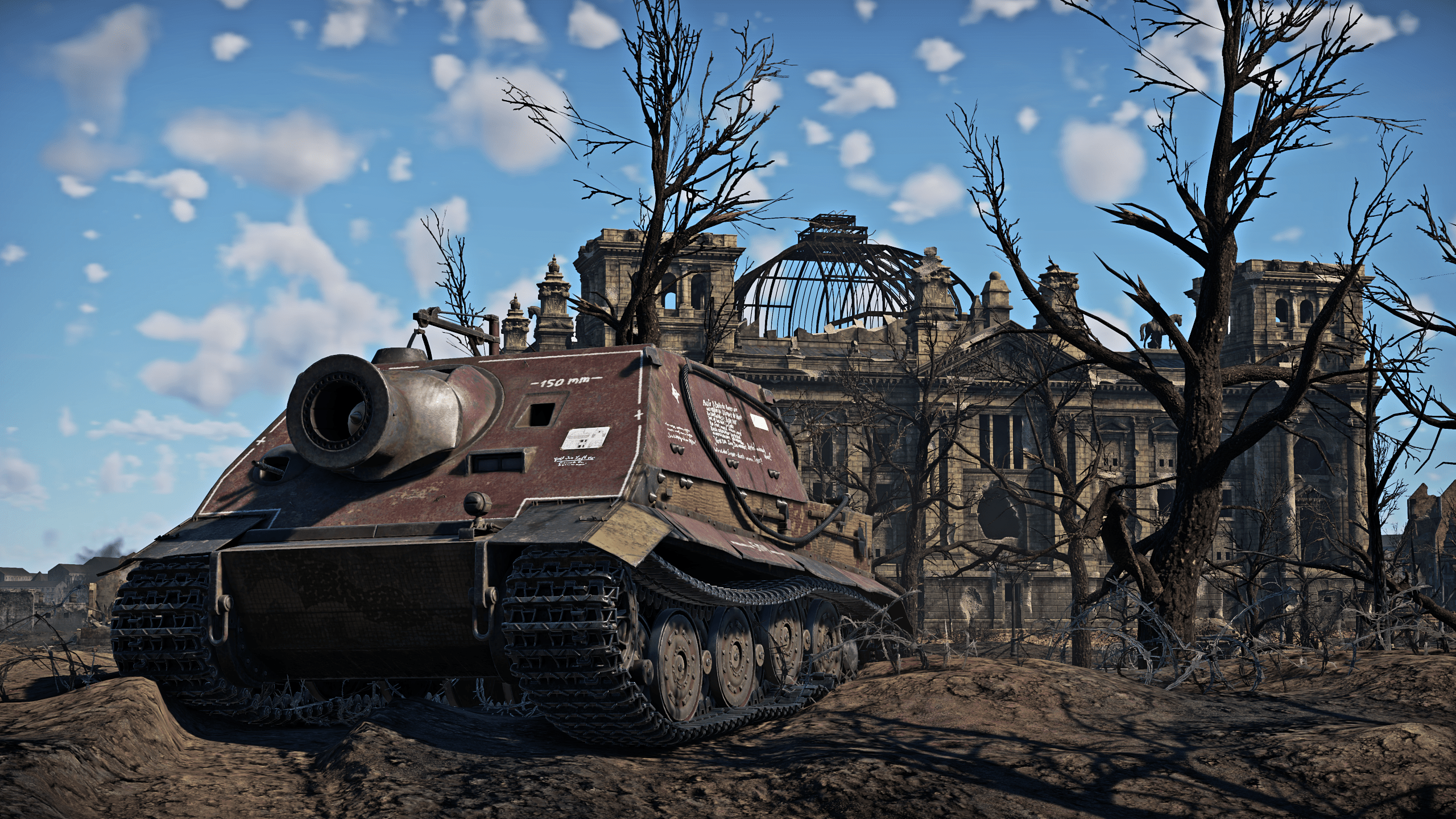 2560x1440 I made Sturmtiger skin in rust red primer, it took me a few hours