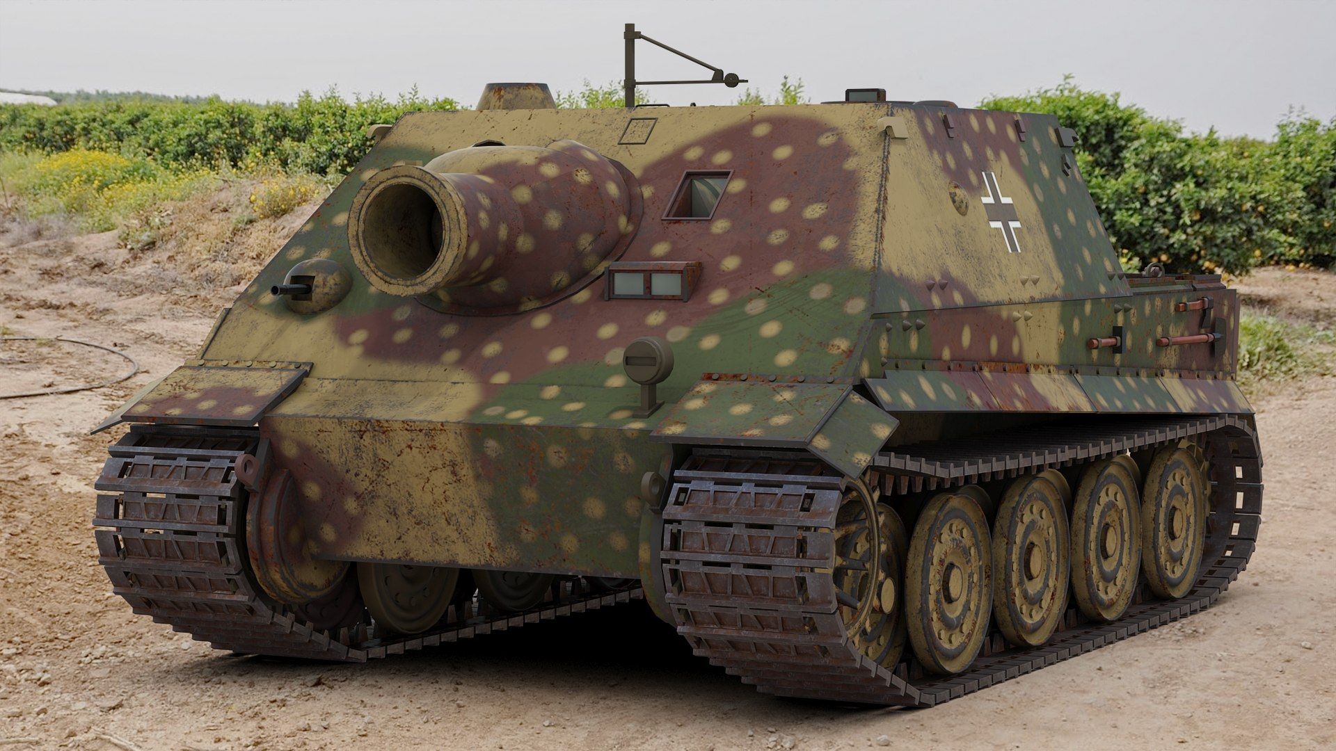 1920x1080 Ww2 German Sturmtiger 3D Max