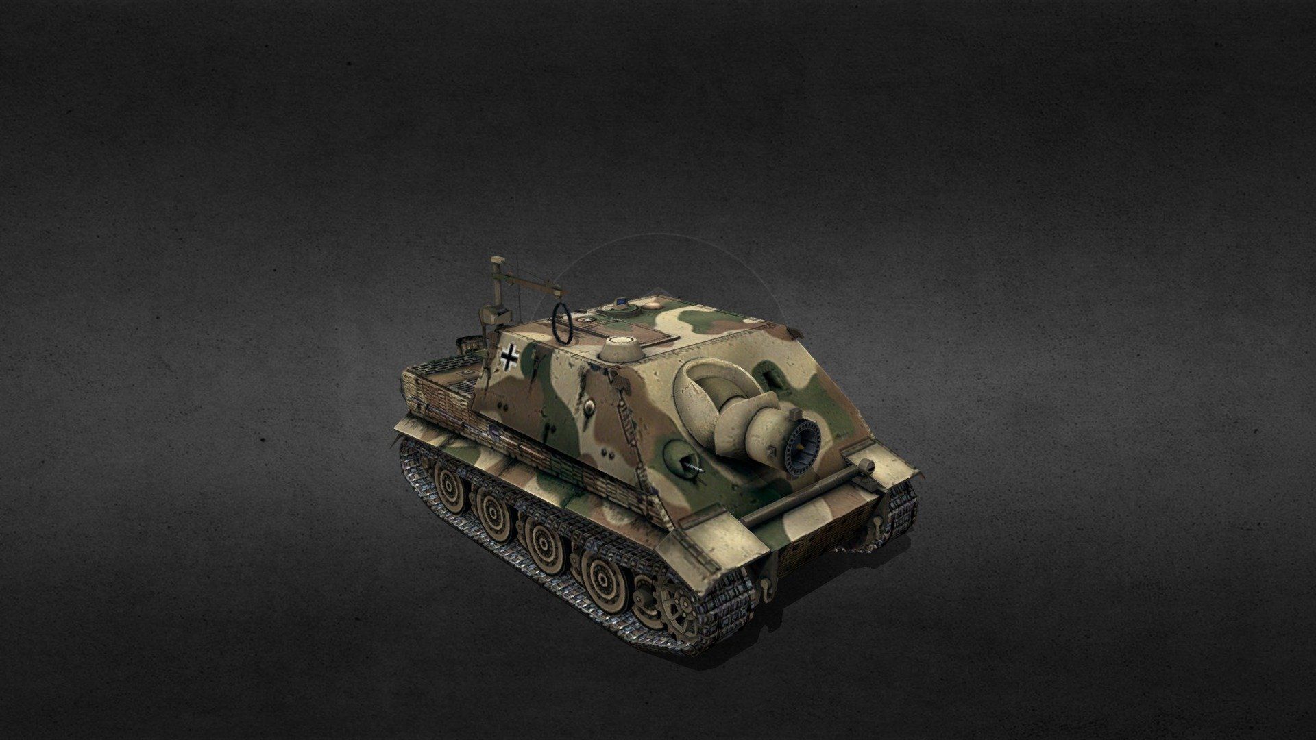 1920x1080 Sturmtiger Tank Free 3D model by Herdyn [a1e6aa9]