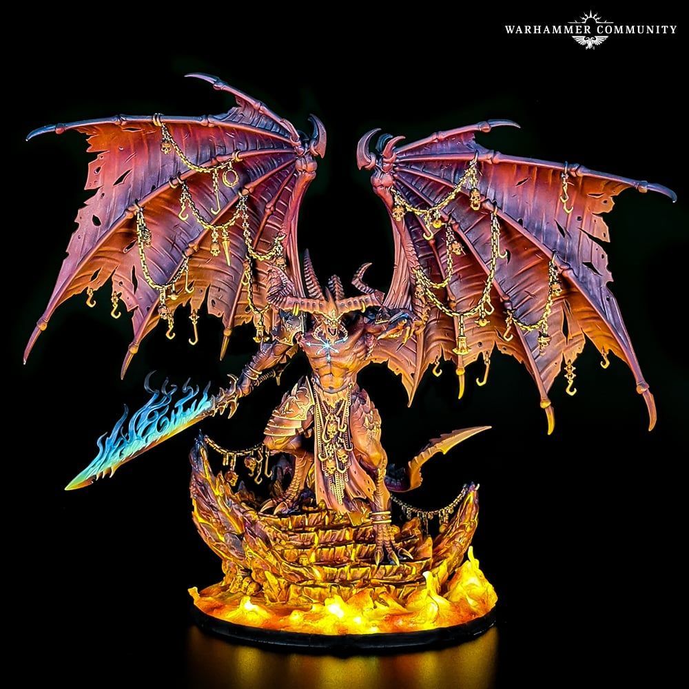 1000x1000 This Be'lakor Paint Job Uses Stunning Object Source Lighting to Shine a Light on the Dark Master