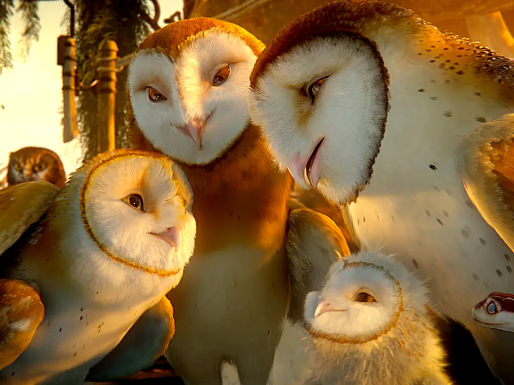 1024x768 Legend of the Guardians: The Owls of Ga'Hoole. Little White Lies