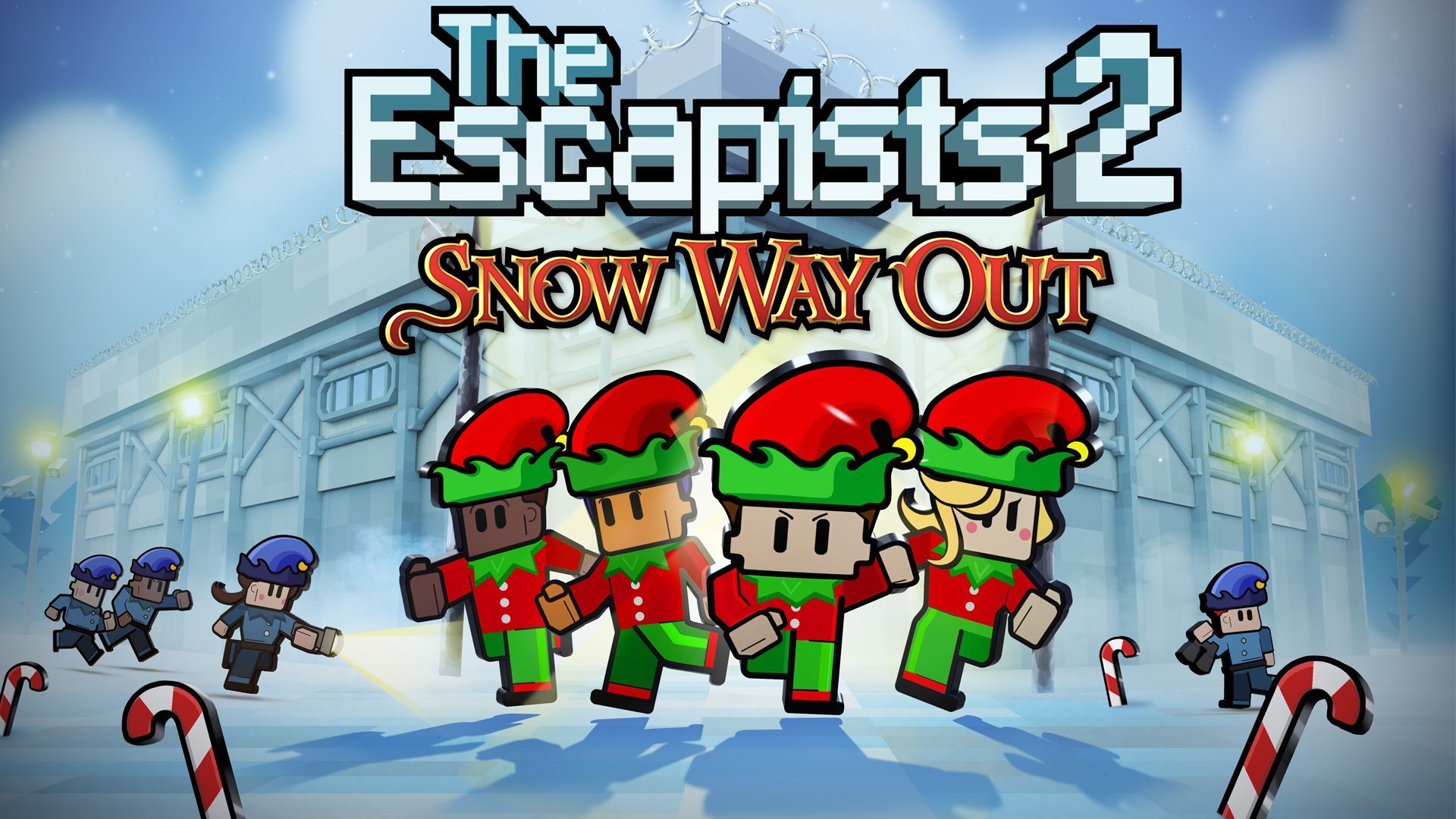 1920x1080 The Escapists 2's Snow Way Out Update Features Unhappy Elves and Weaponized Candy Canes