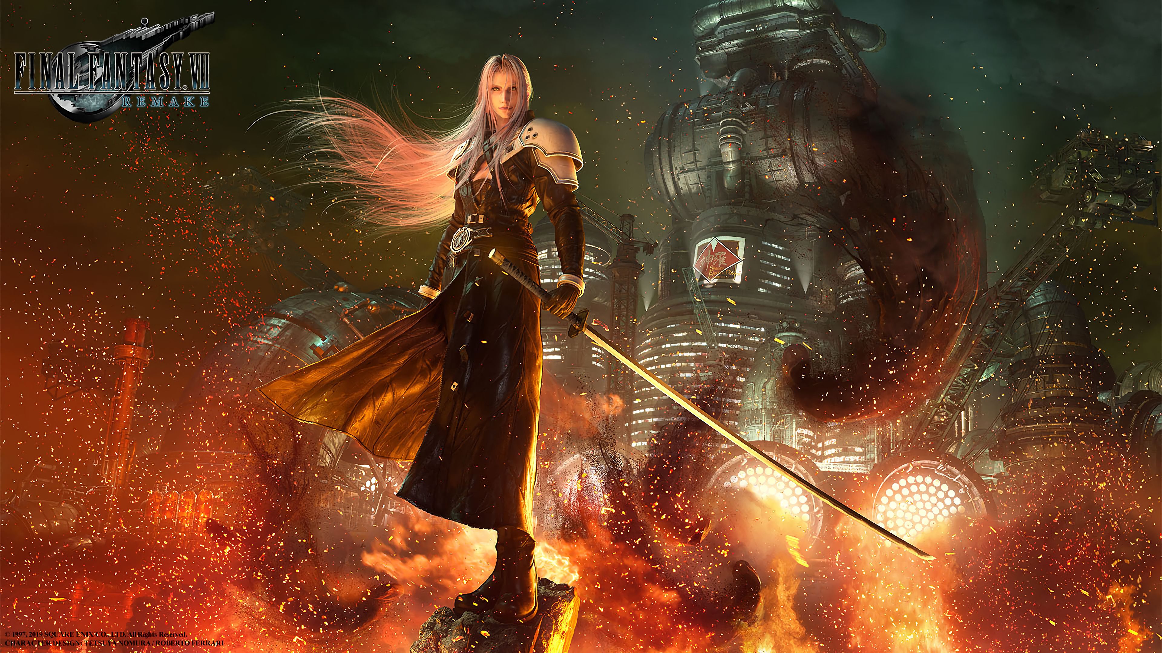 3840x2160 Sephiroth Final Fantasy 7 Remake 4K Wallpaper HD