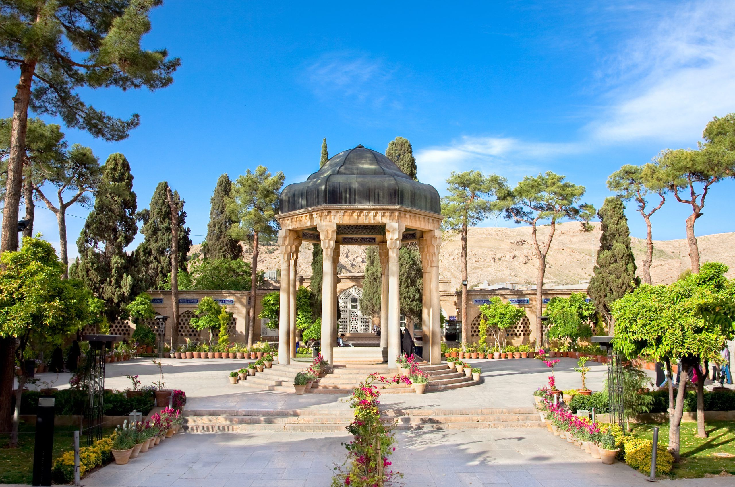 2560x1698 Tomb of Hafez Shirazi ⭐ Hafezieh, Hafiz Tomb. Shiraz, Iran