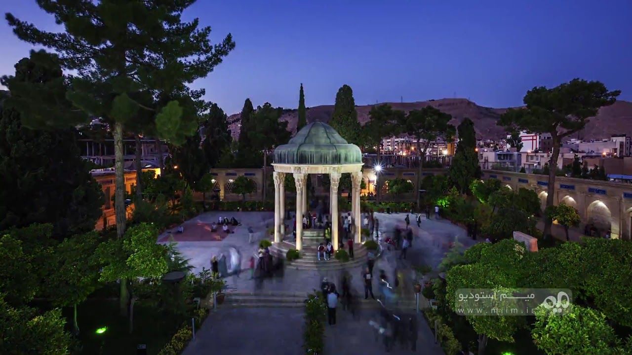 1280x720 Tomb of Hafez Timelapse