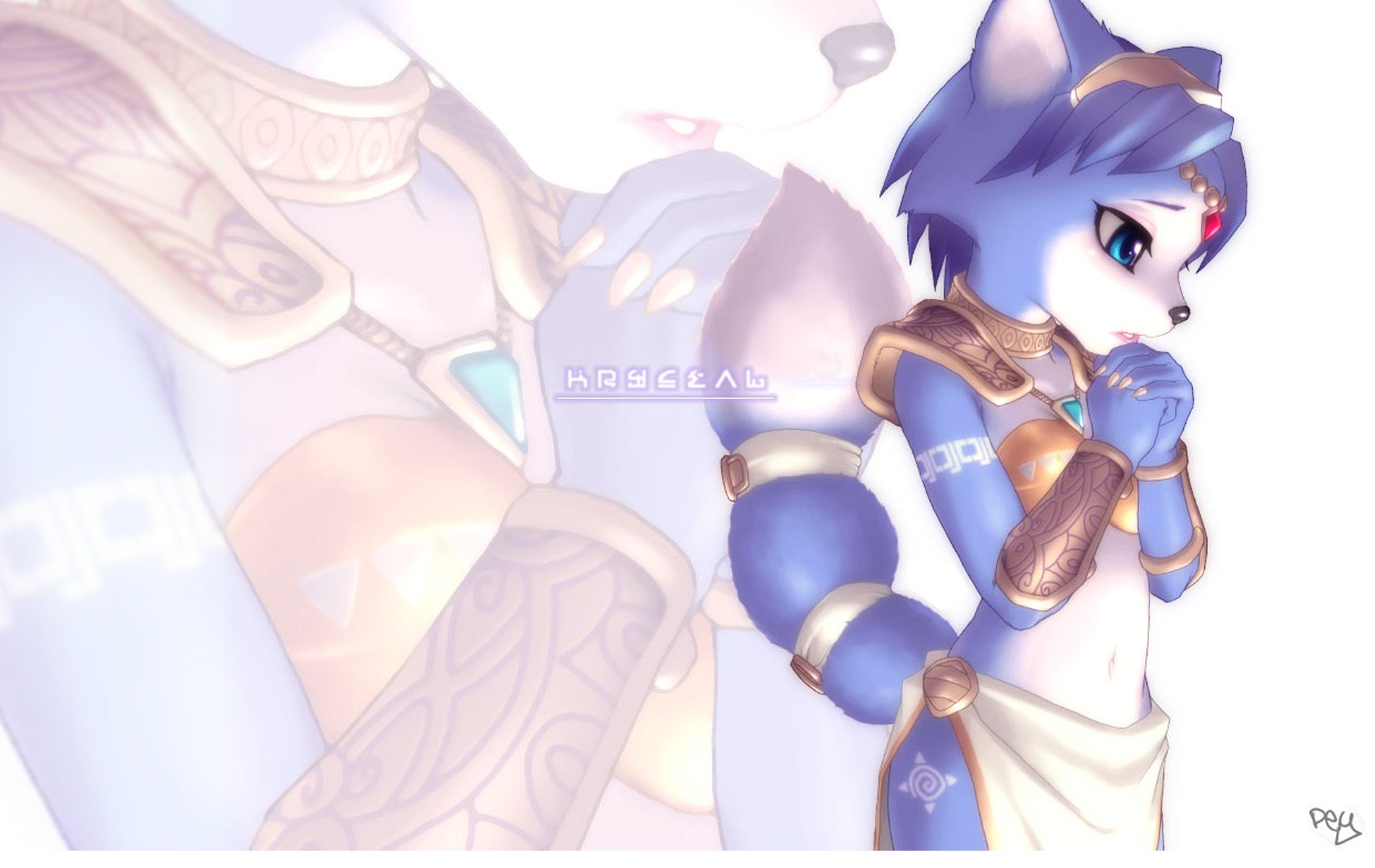 1900x1200 Krystal HD Wallpaper from Star Fox: A Stunning Fantasy Adventurex1200