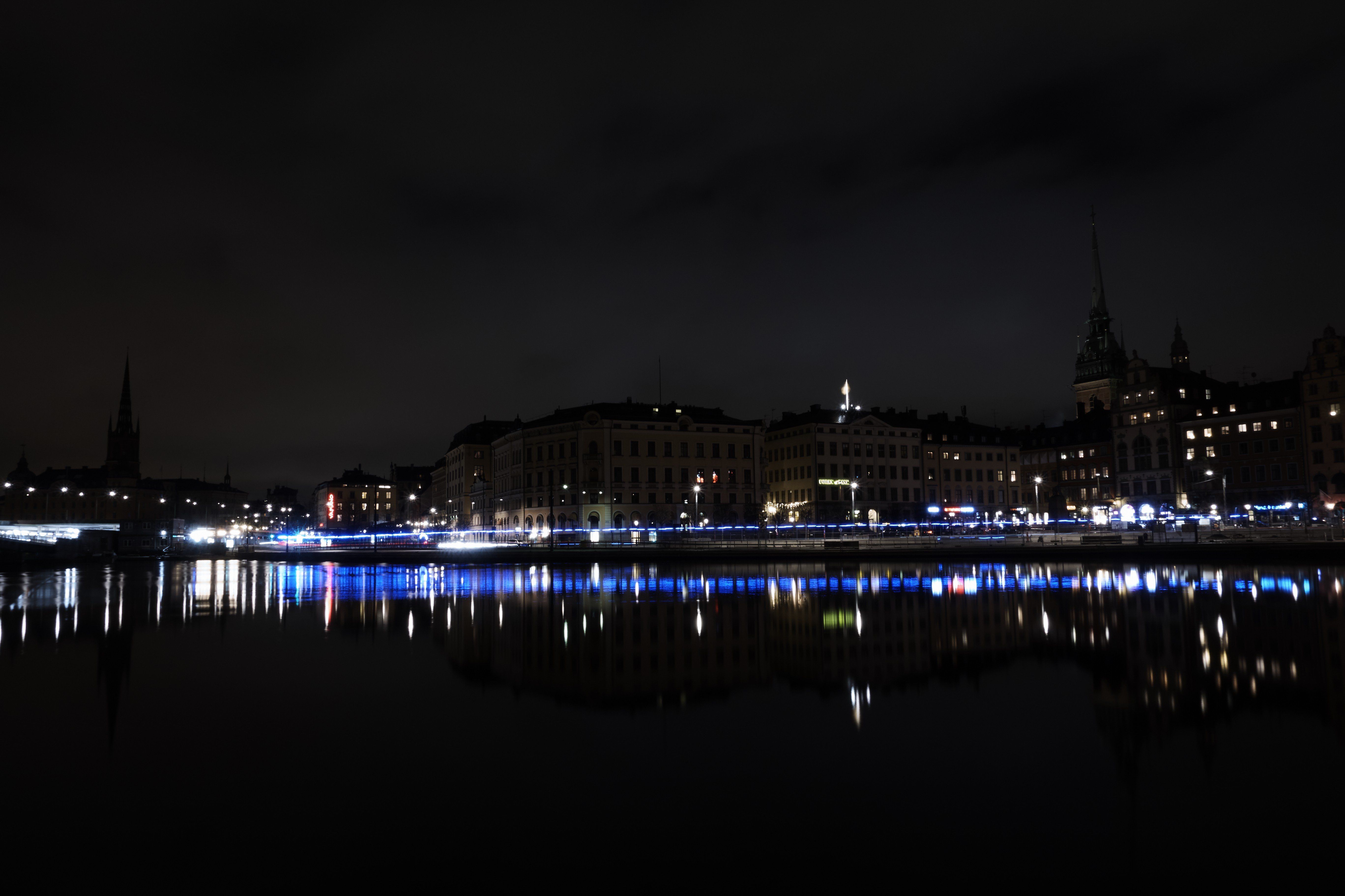 5472x3648 long exposure, Night, Stockholm HD Wallpaper / Desktop and Mobile Image & Photo
