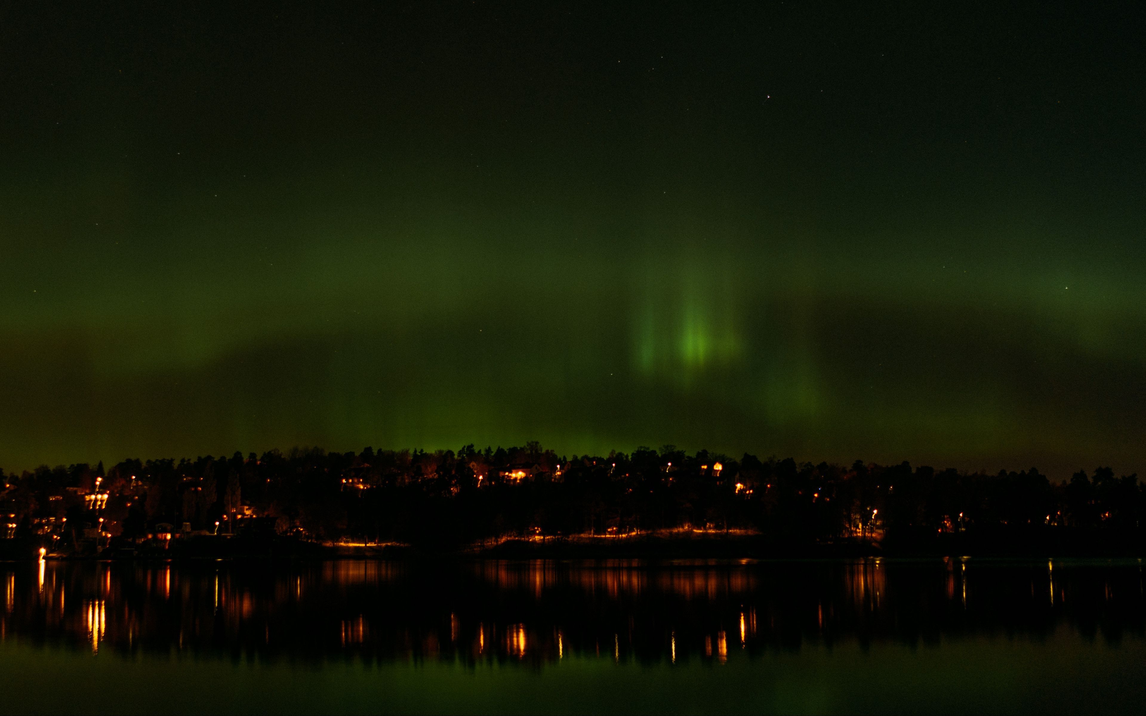 3840x2400 Download wallpaper 3840x2400 stockholm, sweden, night, sky 4k ultra HD 16:10 HD background