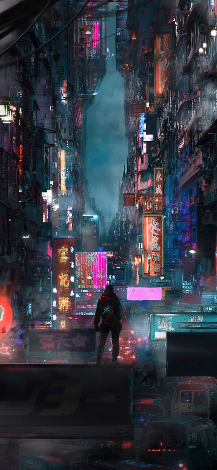 736x1593 AMAZING CYBERPUNK WALLPAPERS