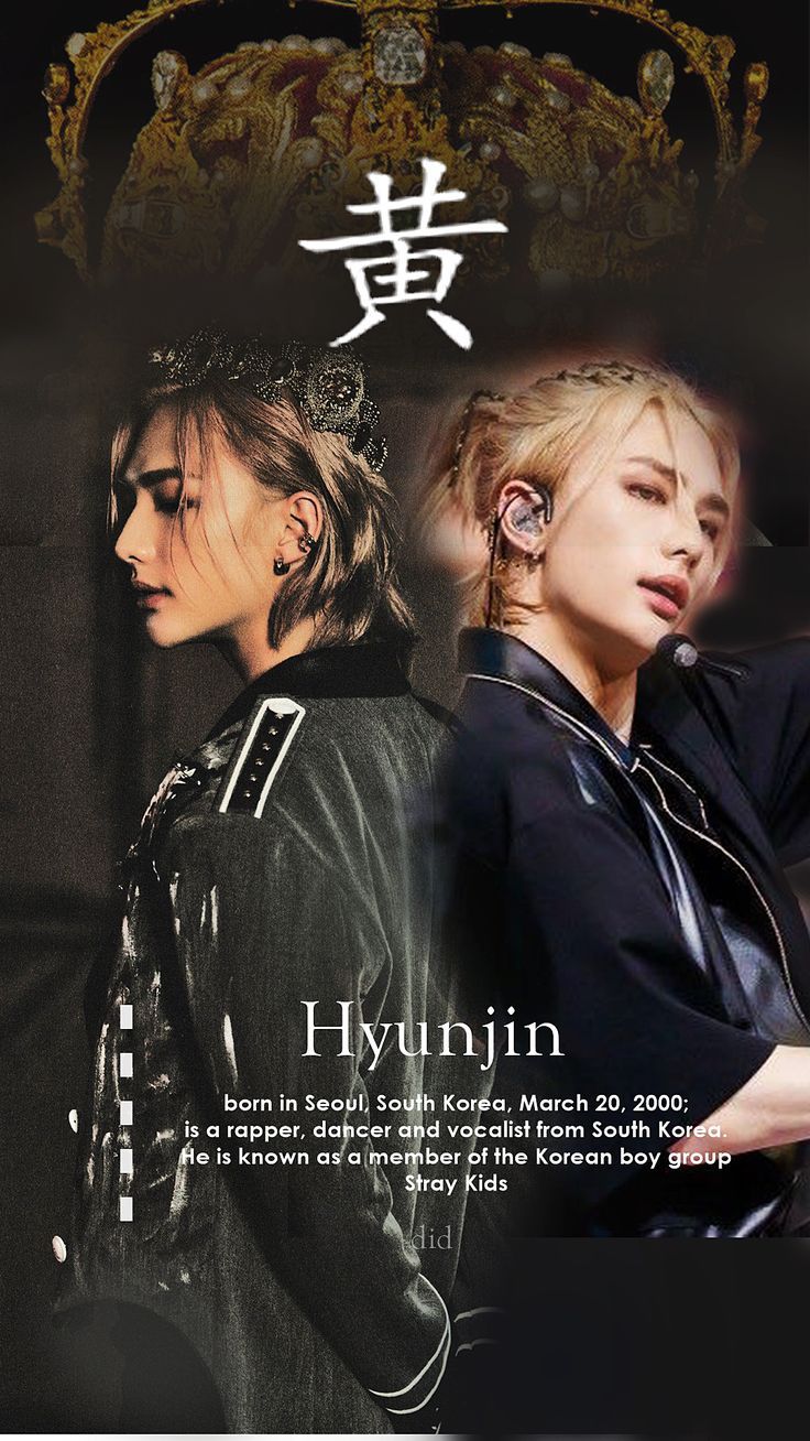 736x1308 Stray Kids IN生 ; Hyunjin 2 ! Back Door LockScreen / Wallpaper