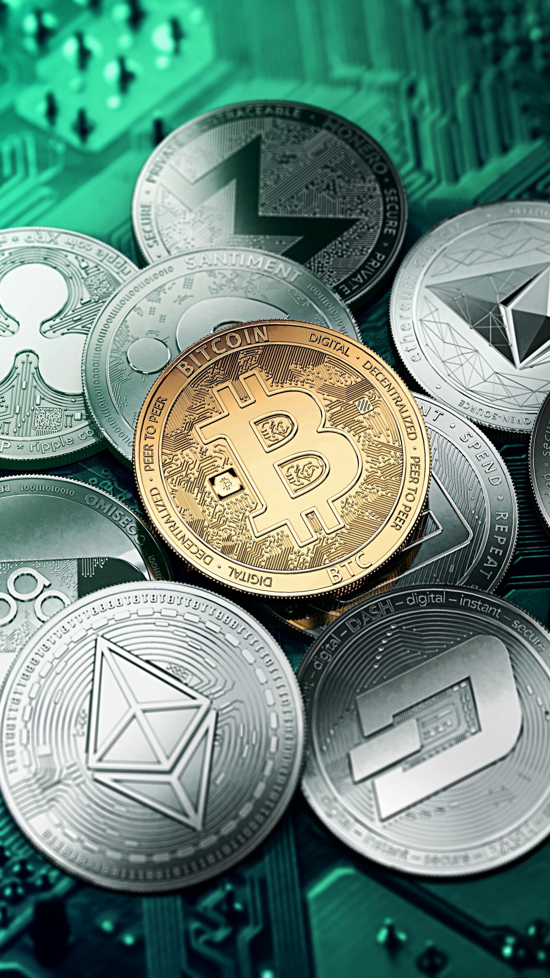2160x3840 Bitcoin Wallpaper