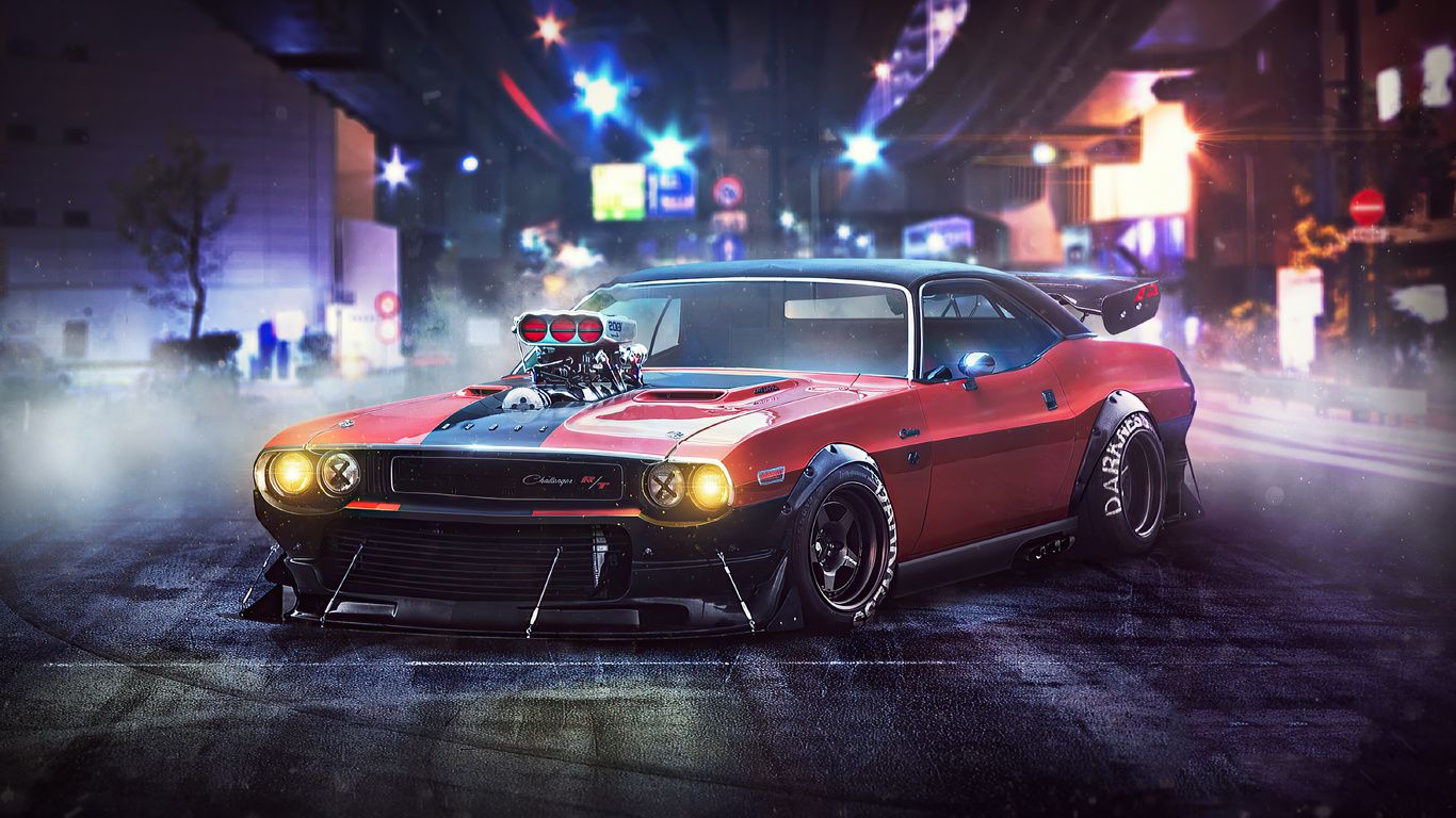 1366x768 Dodge Challenger RT 1970 Wrath Laptop HD , HD 4k Wallpaper, Image, Background, Photos and Picture