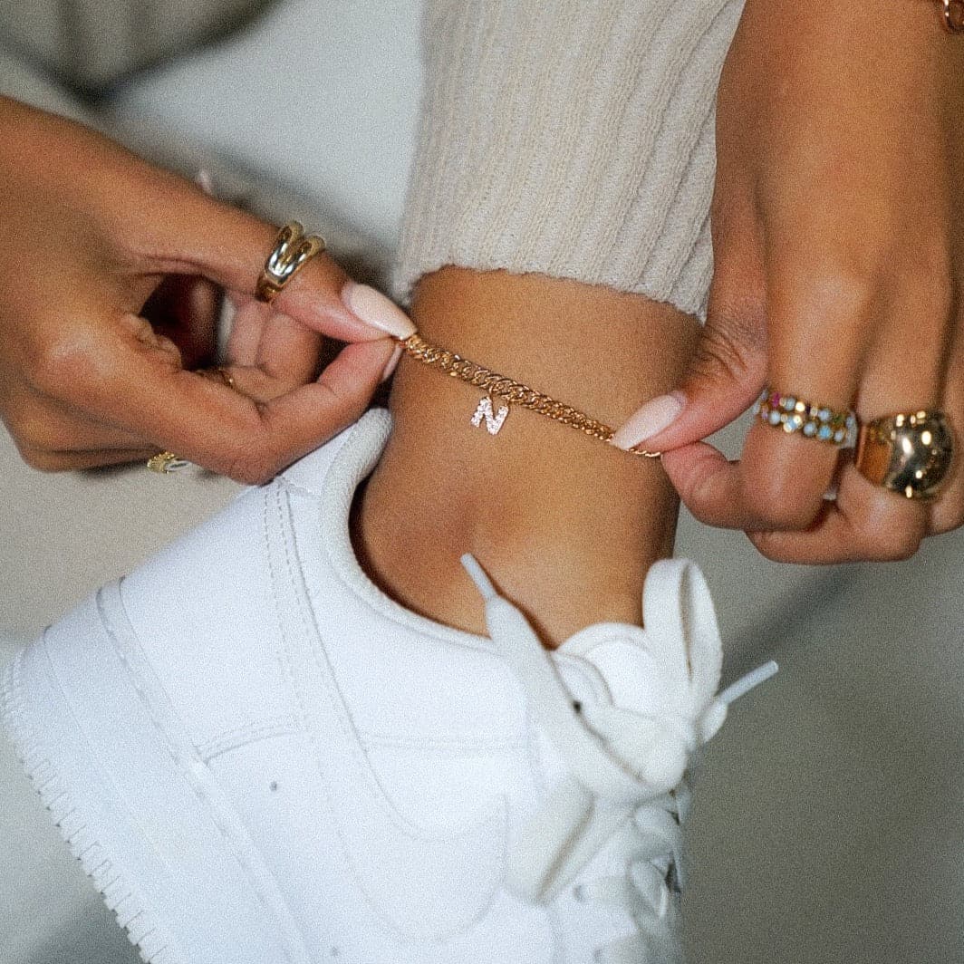 1064x1064 INITIAL ANKLET
