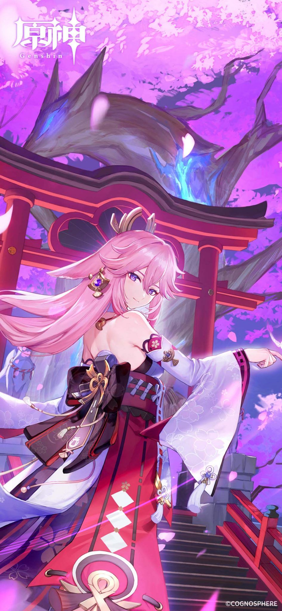 946x2048 Yae Miko Image Gallery Download Genshin Impact Wallpaper