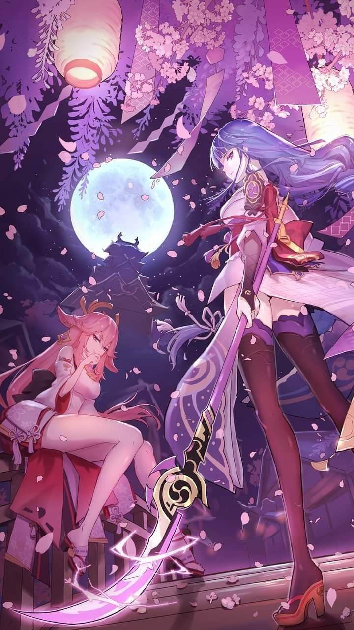 720x1280 Yae miko and Ei