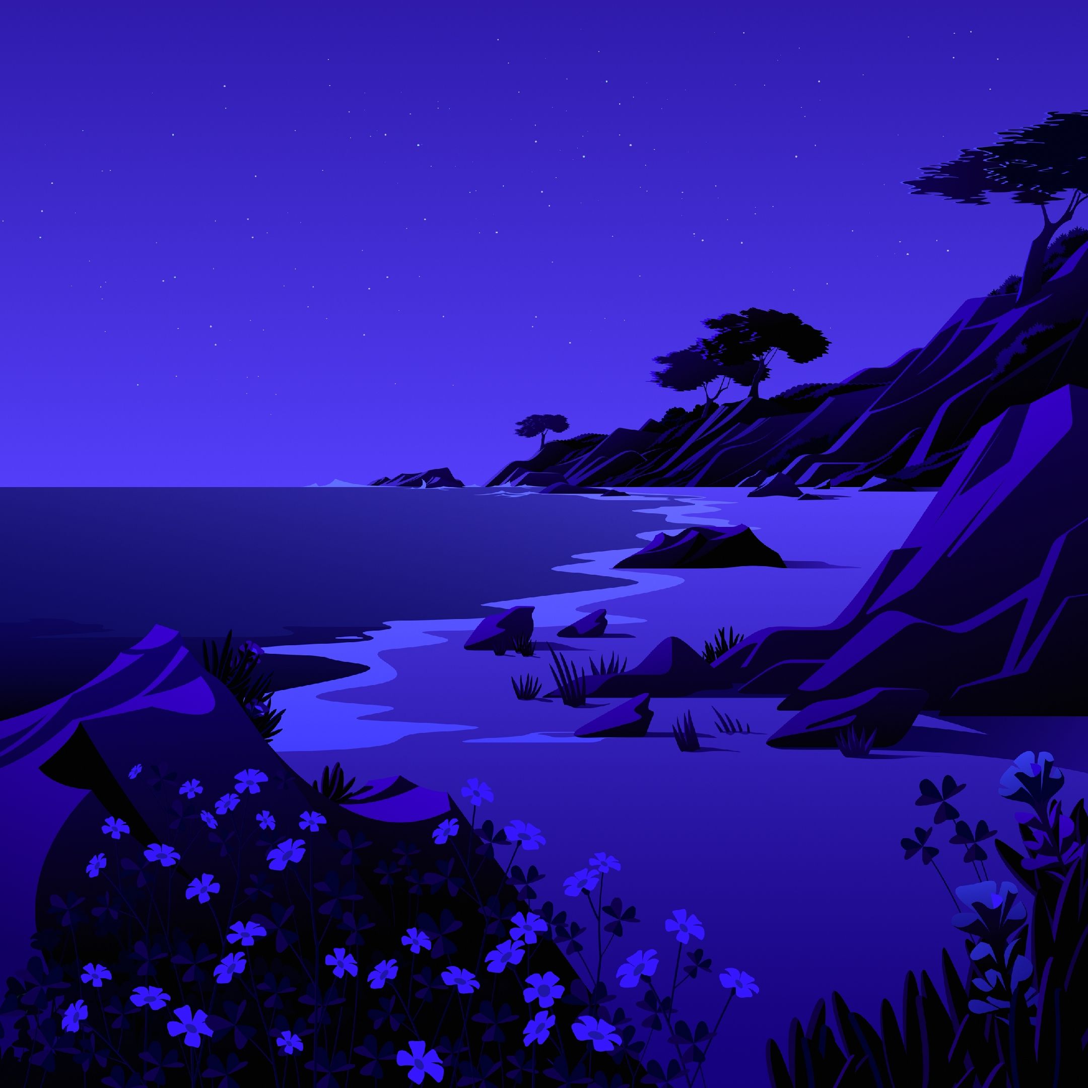 2160x2160 Get the iOS 14.7 Default Wallpaper X Daily
