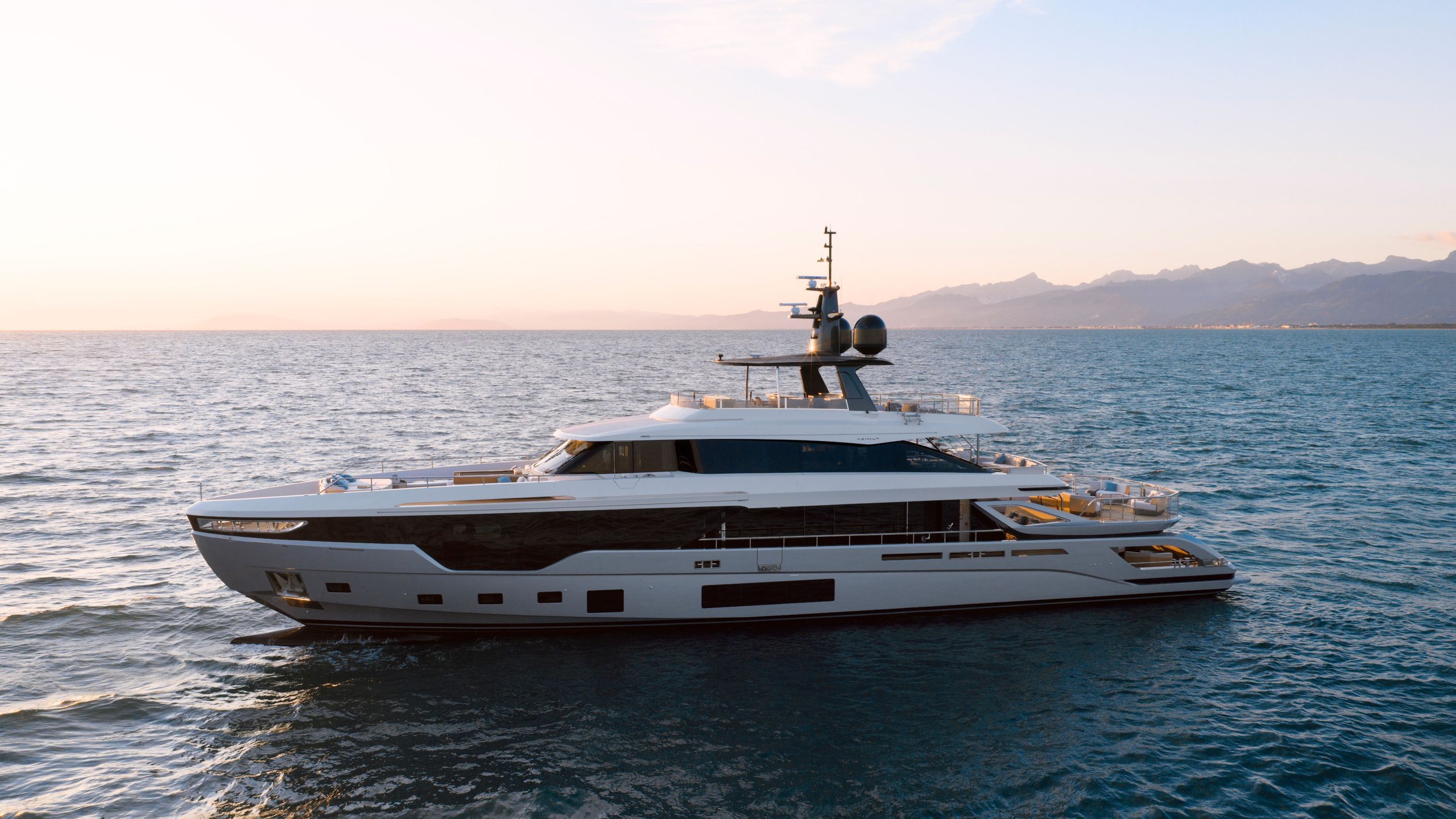 2560x1440 Azimut's Newest Superyacht Features A Refined And Light Filled Interior By M2atelier. Wallpaper*