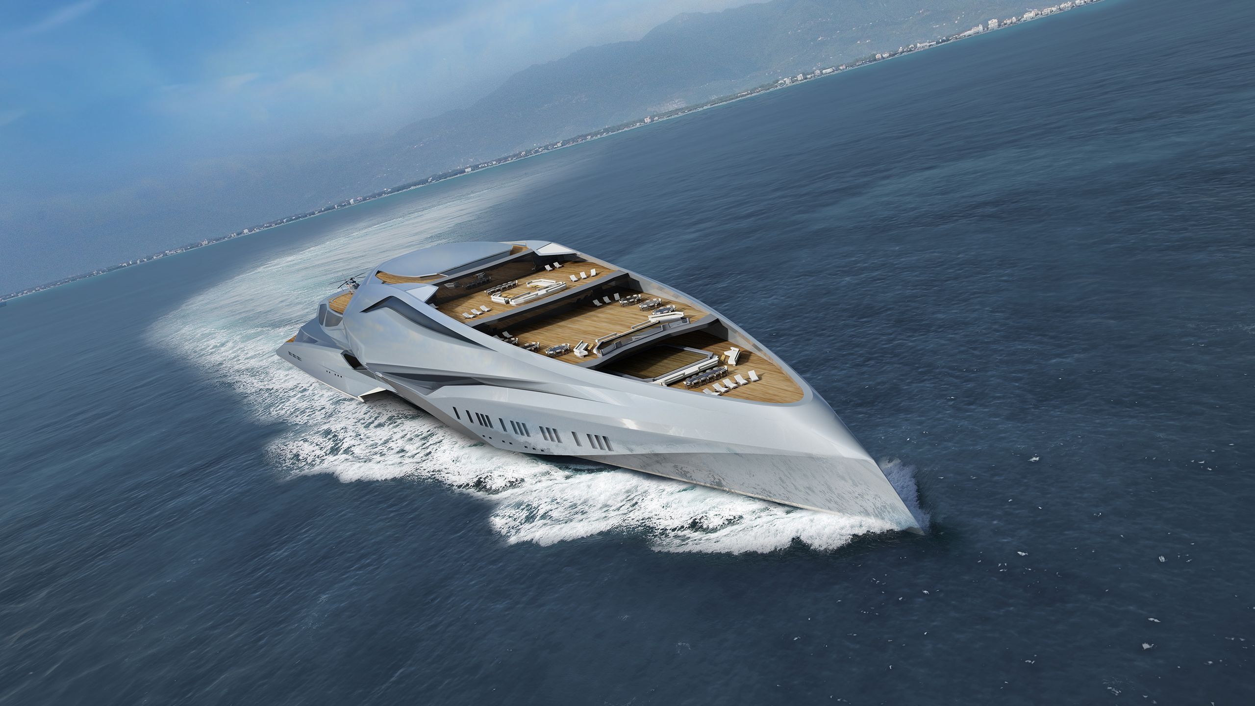 2560x1440 Tour the World's Biggest Superyacht