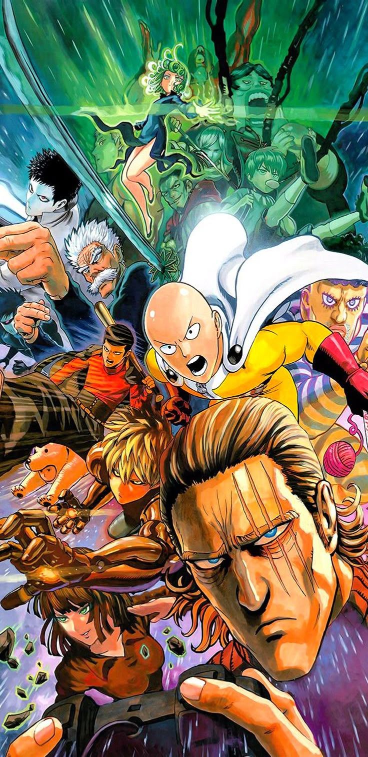 736x1513 One Punch Man Yusuke Murata #Saitama #Genos Illustration Wallpaper. Yusuke Murata Wallpaper, Murata Yusuke Art