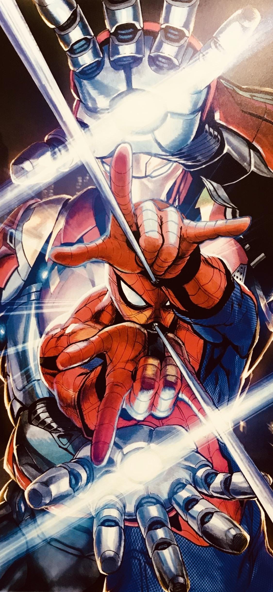 1125x2436 Thought this poster by Yusuke Murata (One Punch Man) would make a good wallpaper. It did