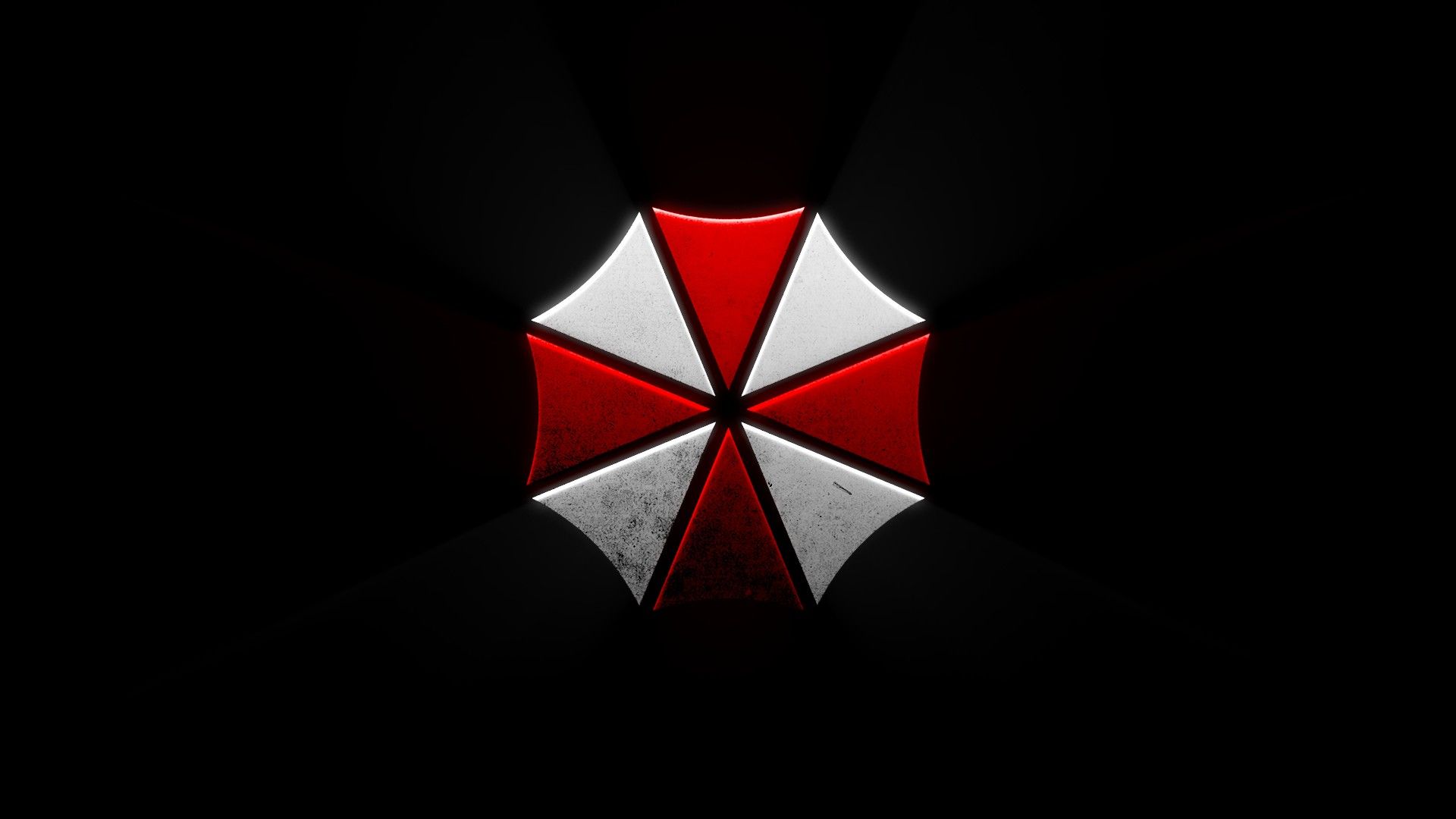 1920x1080 Resident Evil Movie HD Wallpaper: Iconic Umbrella Logo Spotlightx1080
