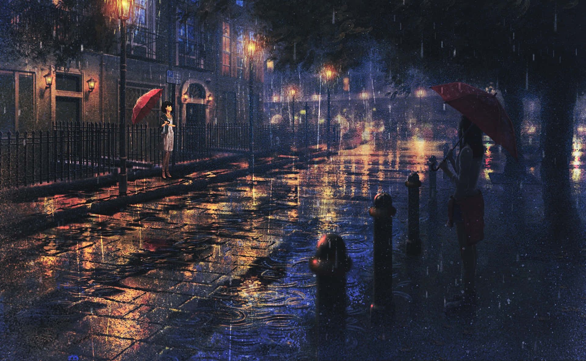 1920x1184 Rainy London Wallpaper