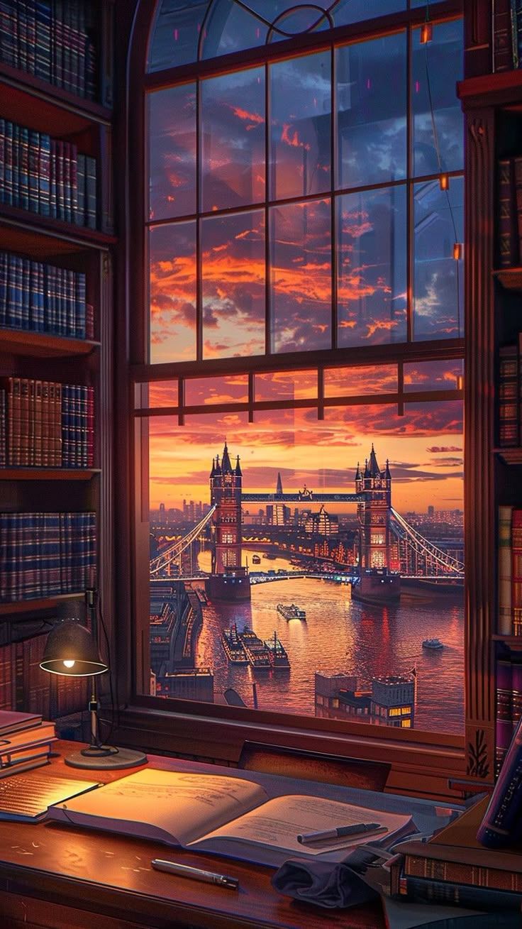 736x1309 Office with a view