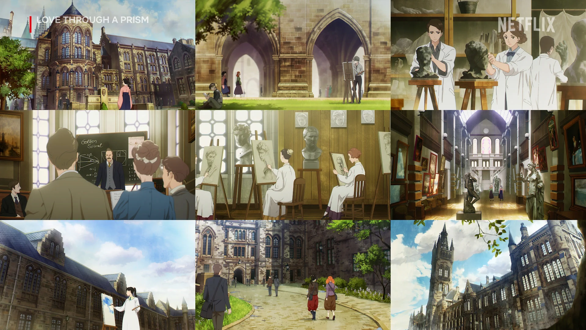 1920x1080 Netflix Anime on X: POV: you're studying art in early 20th Century London