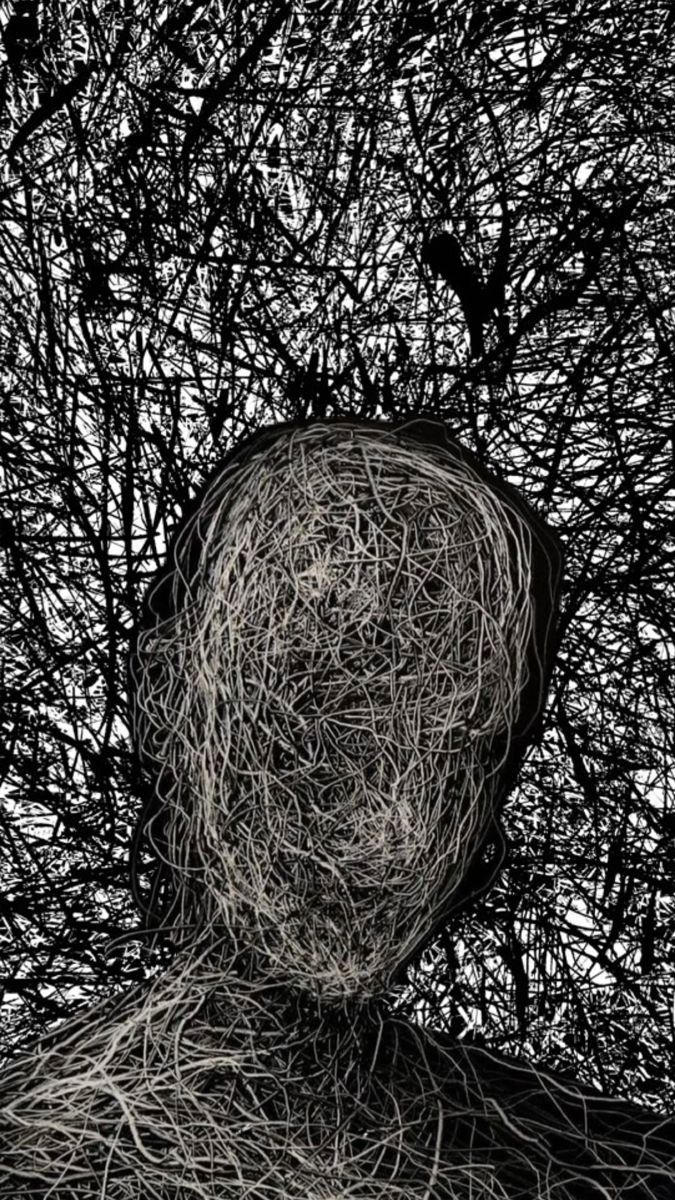 675x1200 Dark psychology wallpaper. Psychoanalysis art, Dark void, Dark art