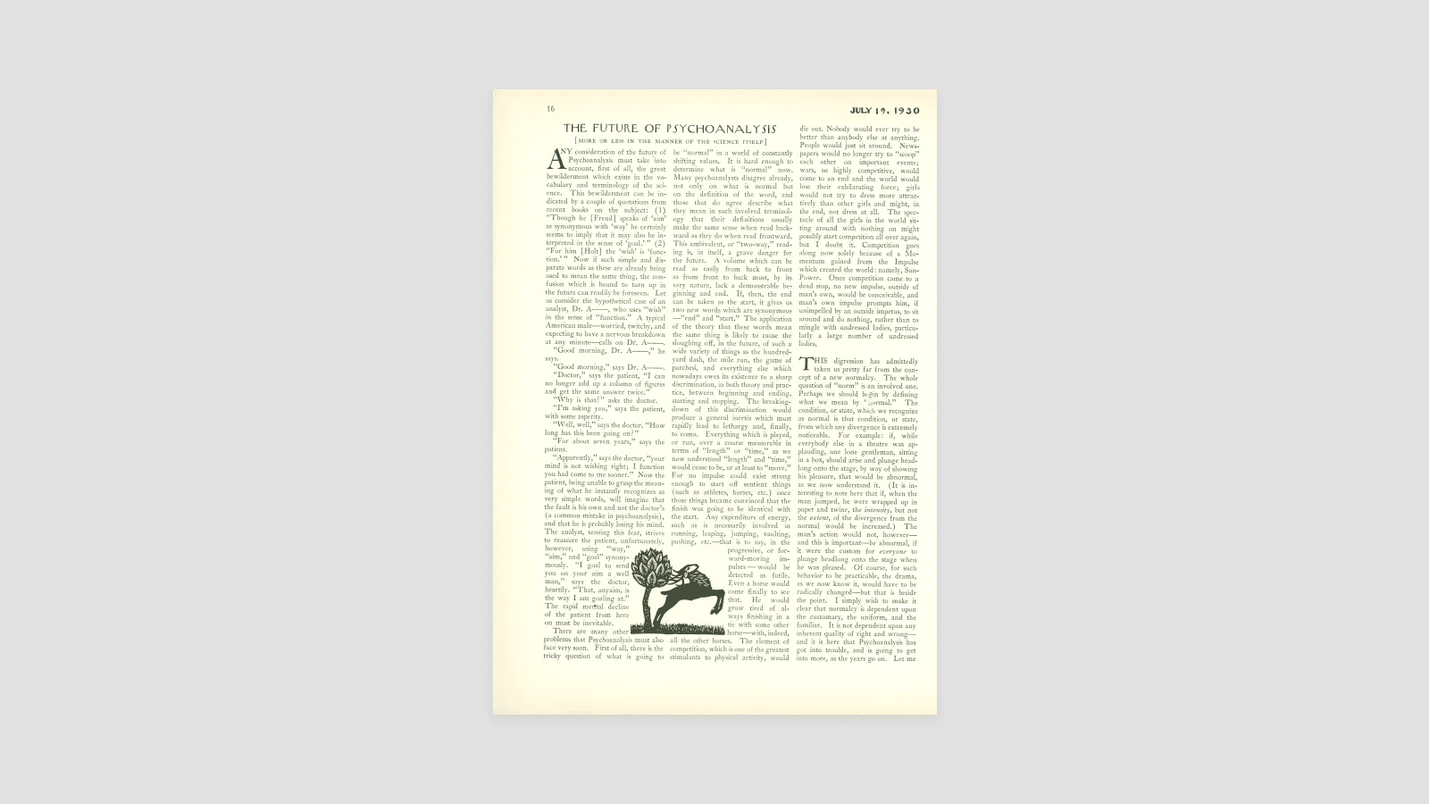 1600x900 The Future of Psychoanalysis. The New Yorker