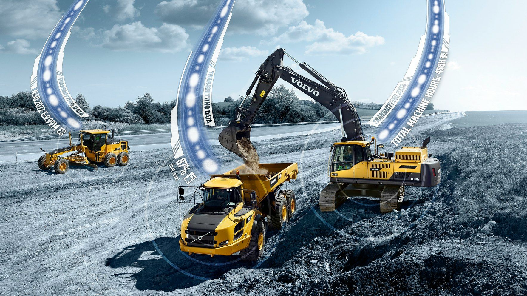 1767x992 Connectivity Of Heavy Equipment Growing, Benefiting Productivity And Efficiency. OEM Off Highway
