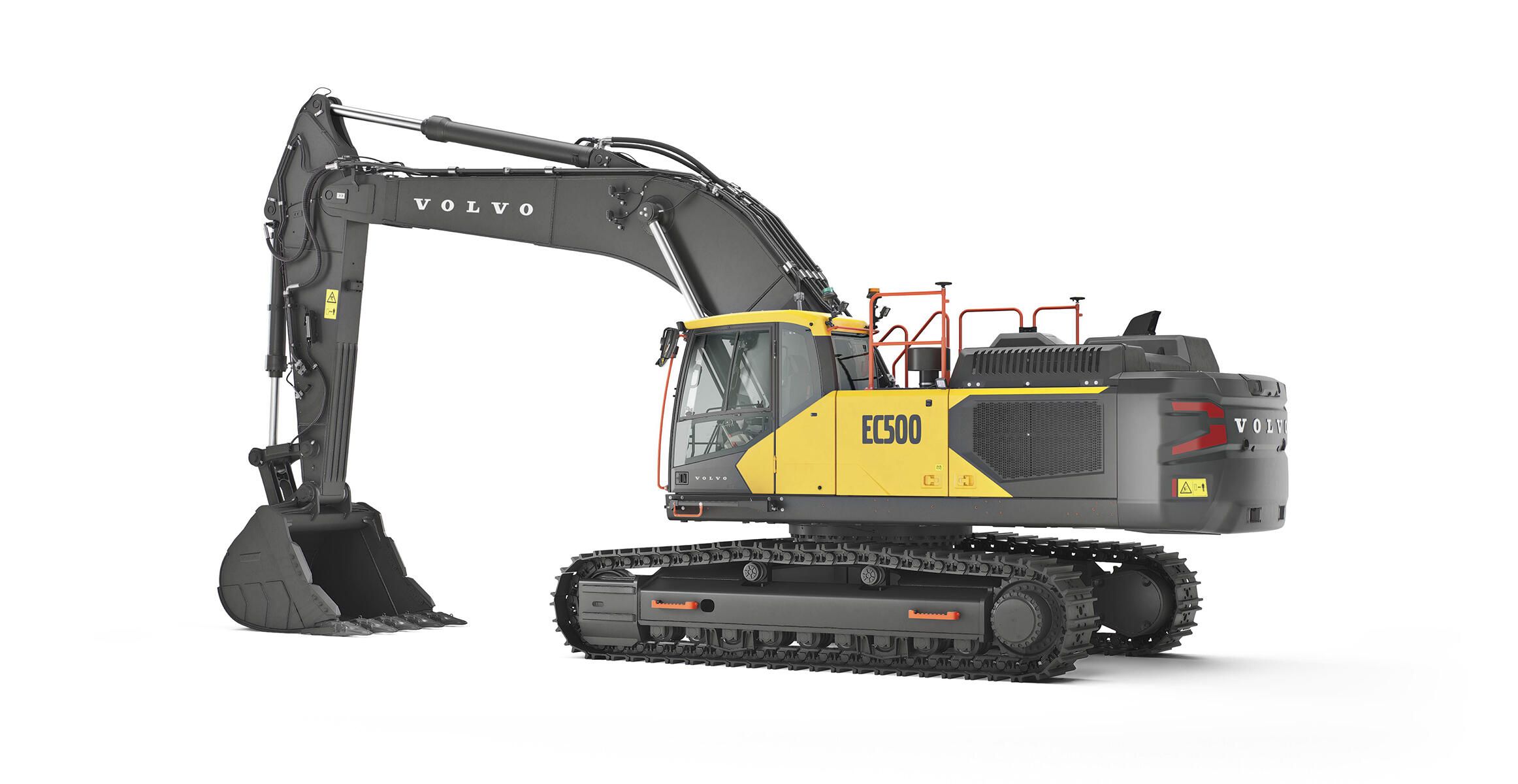 2324x1200 Volvo EC500 Hybrid Excavator