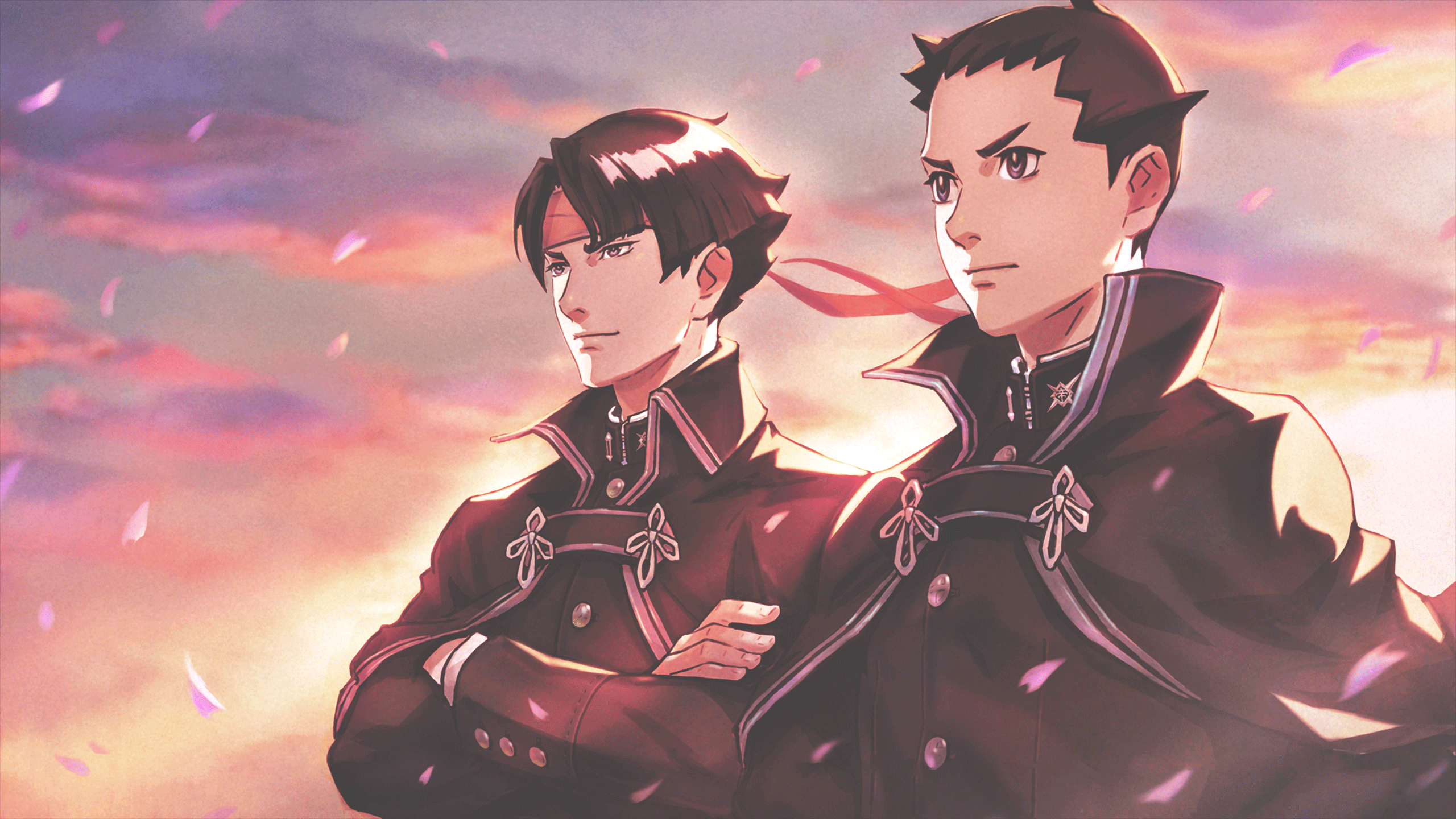2560x1440 Download Ryunosuke Naruhodo Kazuma Asogi Video Game The Great Ace Attorney Chronicles HD Wallpaper