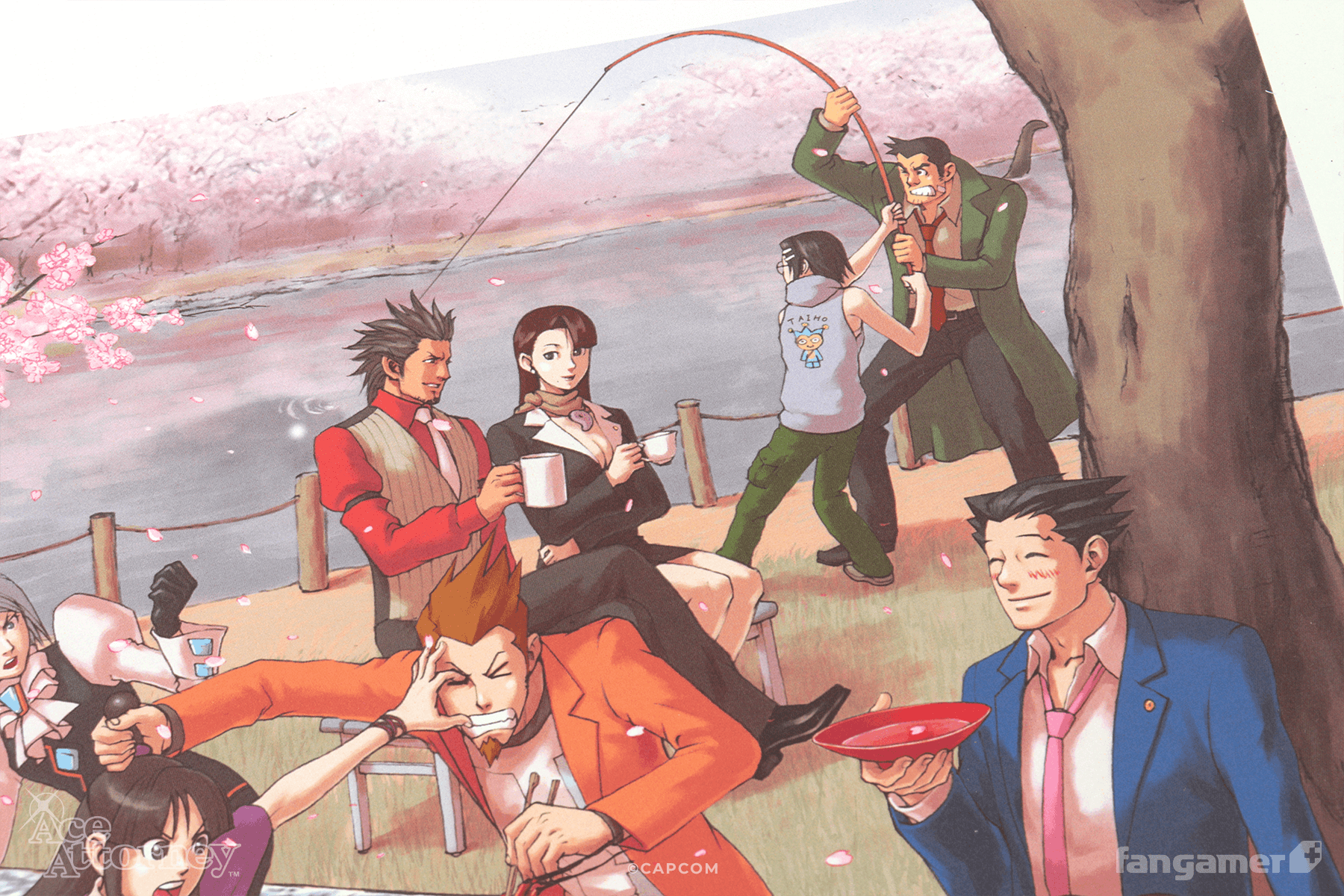 1800x1200 Ace Attorney at Gourd Lake Poster