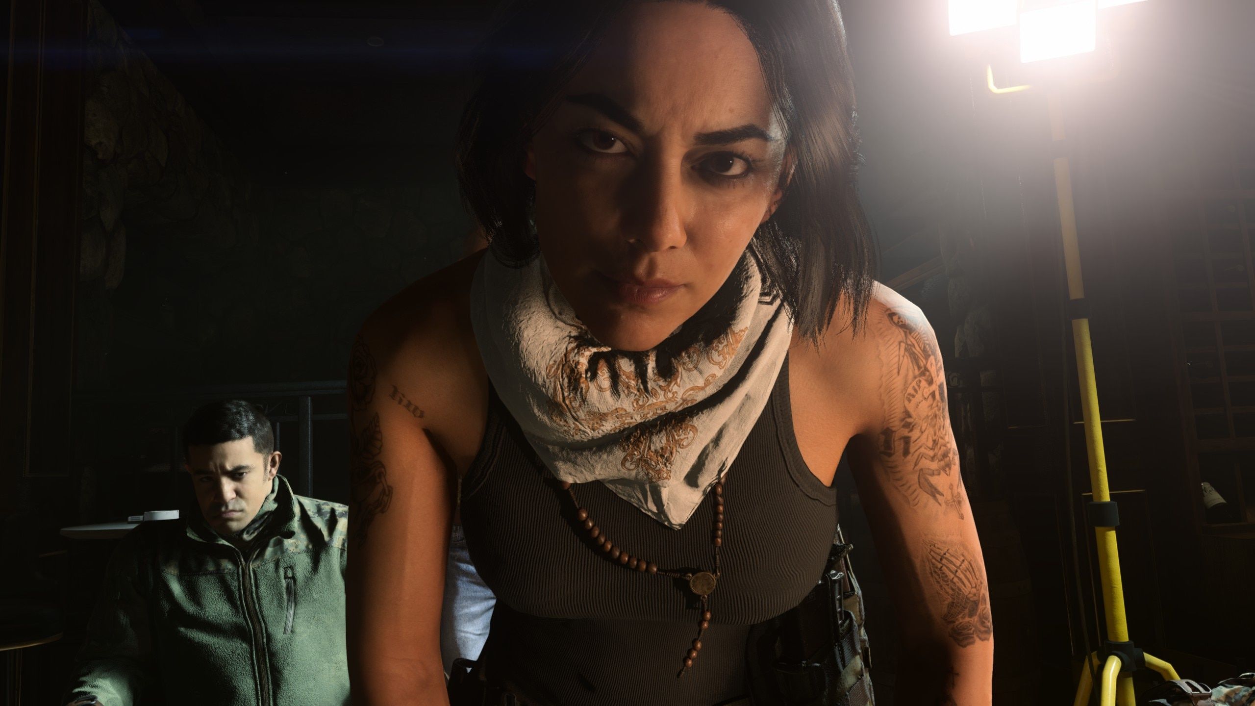2560x1440 Valeria Garza Wallpaper