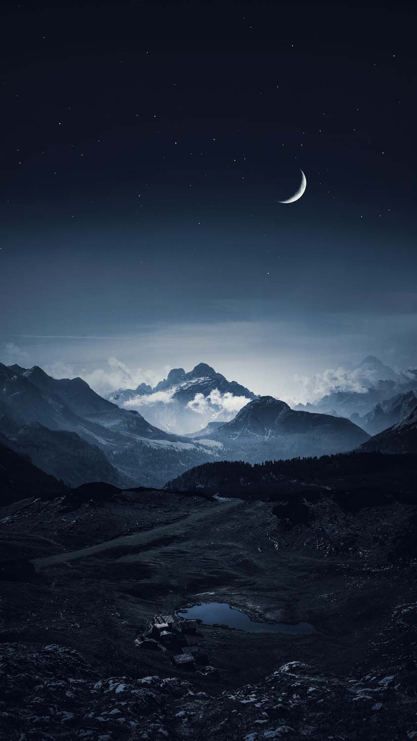 844x1500 Dark Nature iPhone Wallpaper