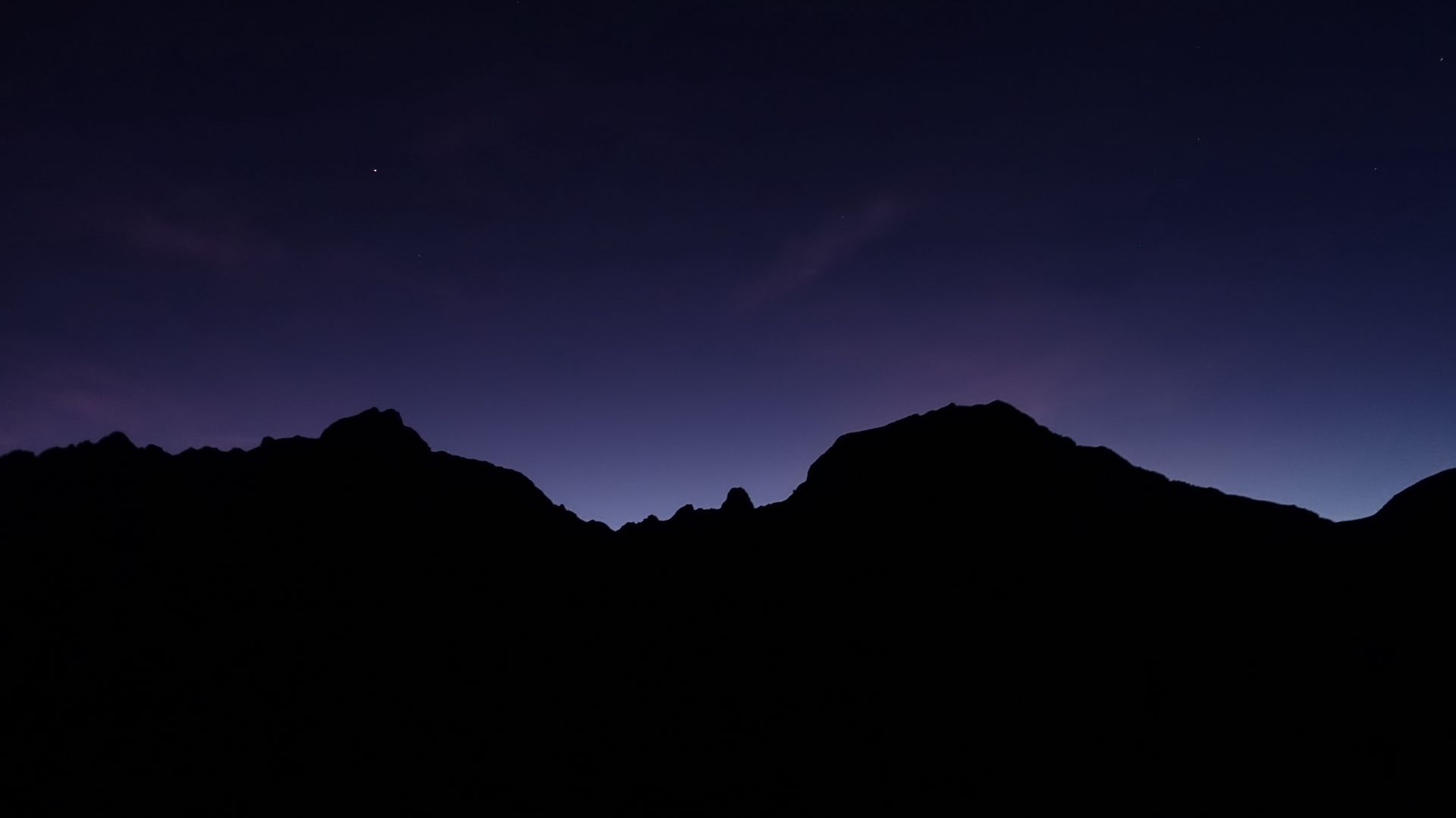 1920x1080 Download wallpaper 1920x1080 mountains, night, dark, nature full hd, hdtv, fhd, 1080p HD background
