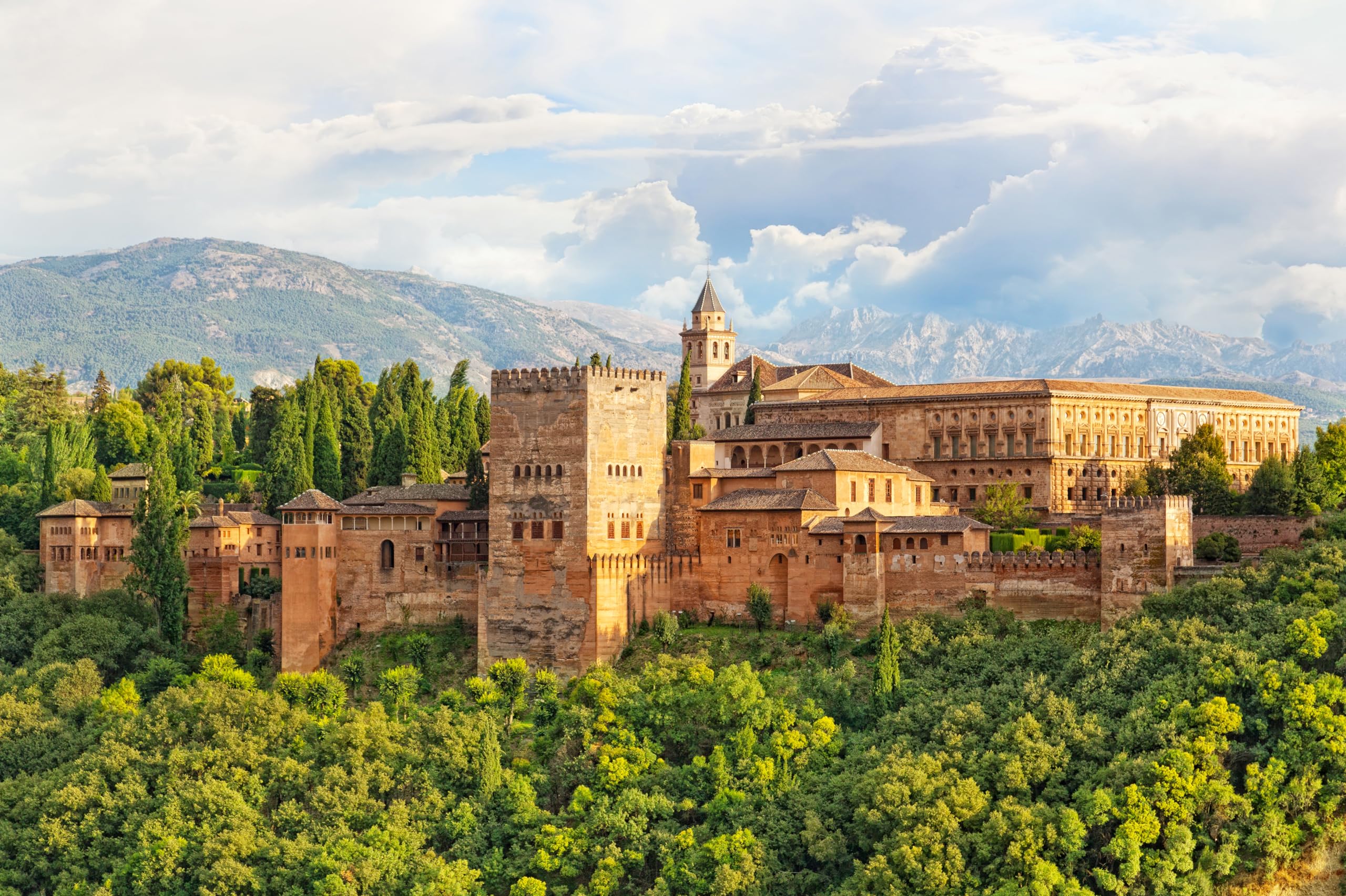 2560x1704 Amazon.com : chnywork 12x8ft Spain Medieval Castle Backdrop Spanish Islam Historic Ancient Building Retro Old Castle Alhambra Background Europe Spanish Travel Party Decor Photo Studio Booth Props Wallpaper