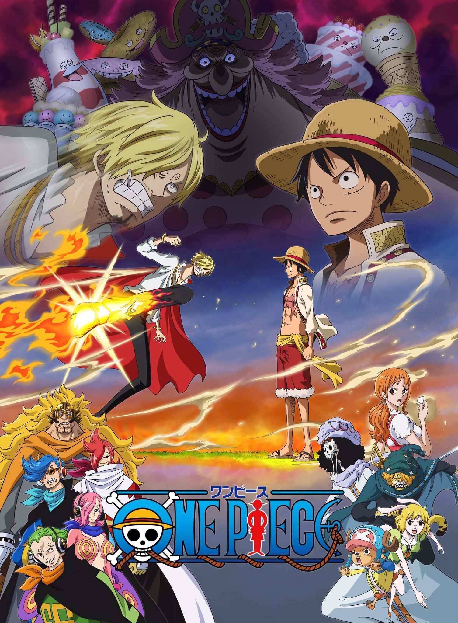 1506x2048 One Piece Whole Cake Island Wallpaper
