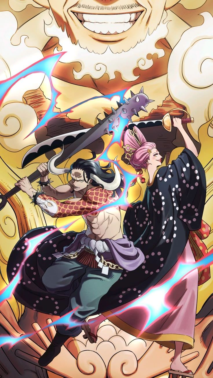 736x1308 Kaido and Big Mom. Whole cake island wallpaper, Anime posters one piece, Whole cake island