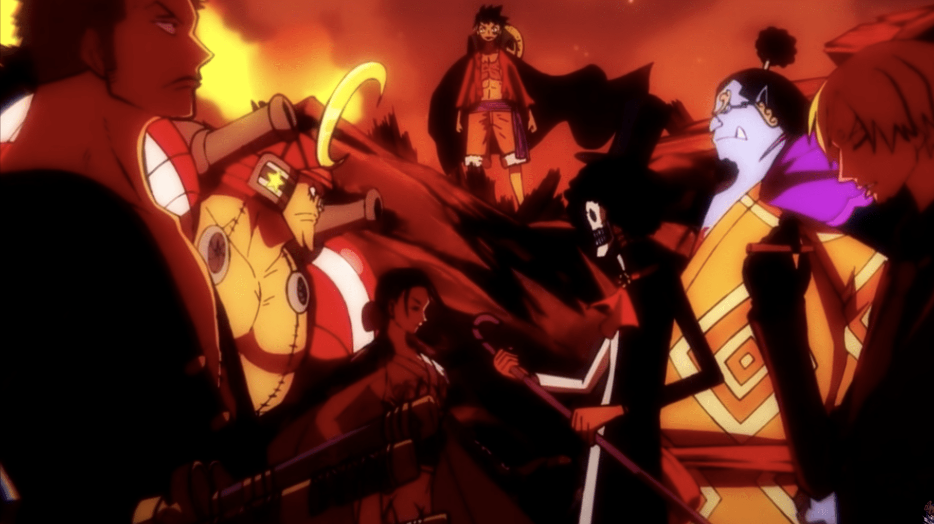 1816x1020 I just realized that this picture has the straw hats from Dressrosa on the left nad Whole Cake Island on the right