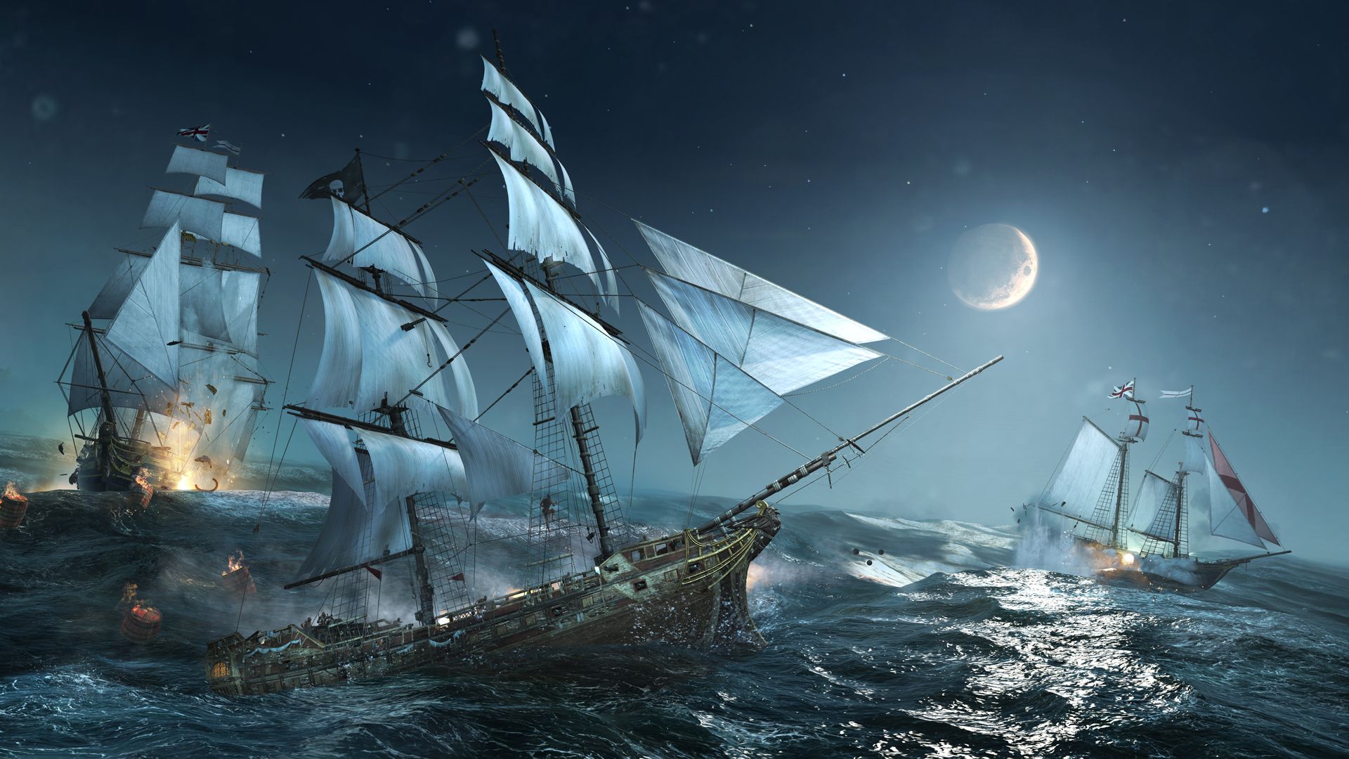 1920x1080 Sea Pirate Wallpaper