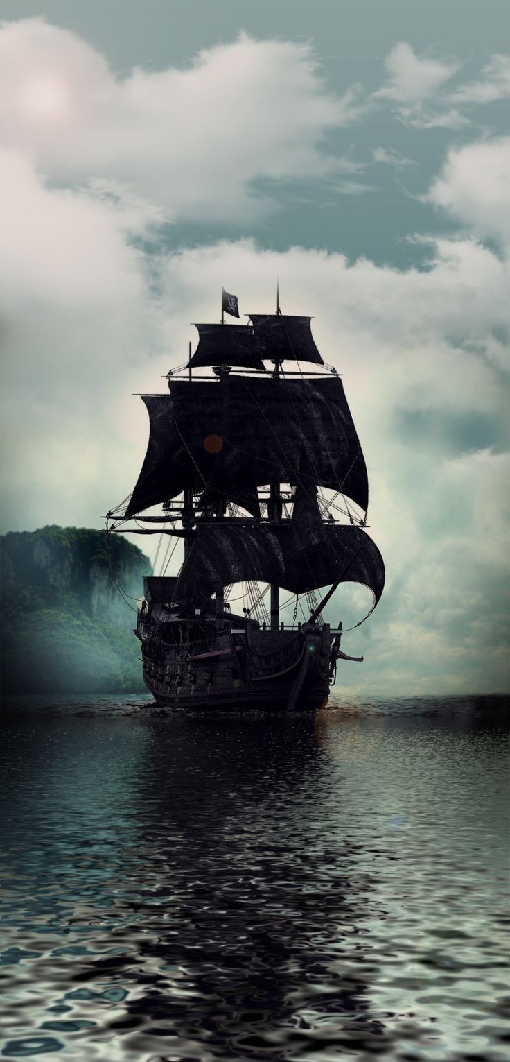 736x1531 Pirate Ship Wallpaper
