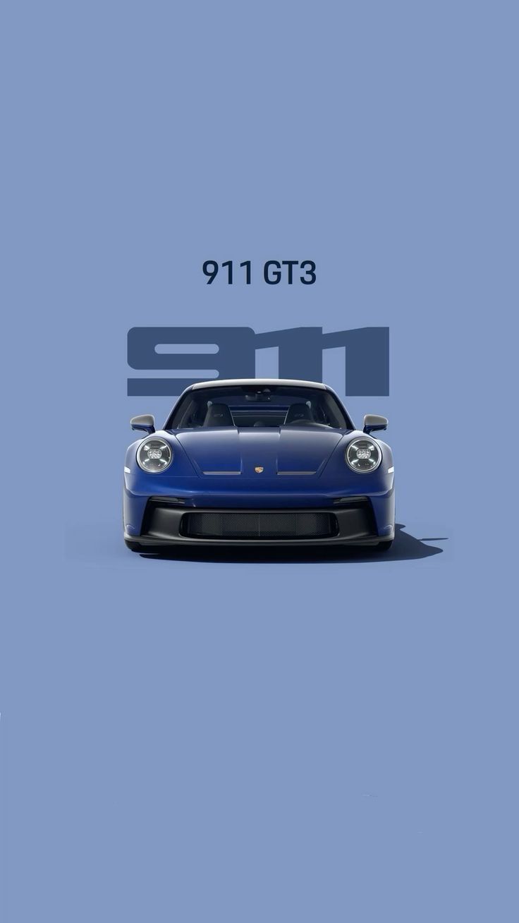 736x1308 Blue porche 911gt3. Porsche logo on blue background, Baby blue porsche wallpaper, Car wallpaper