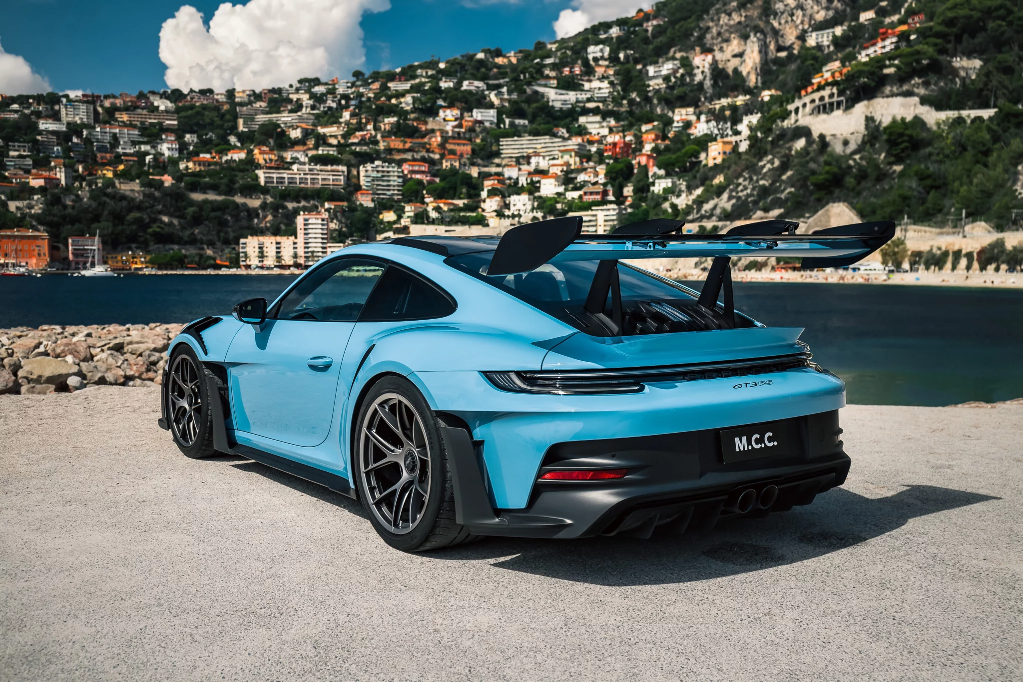 2048x1365 Porsche 911 GT3 RS Blue Wallpaper