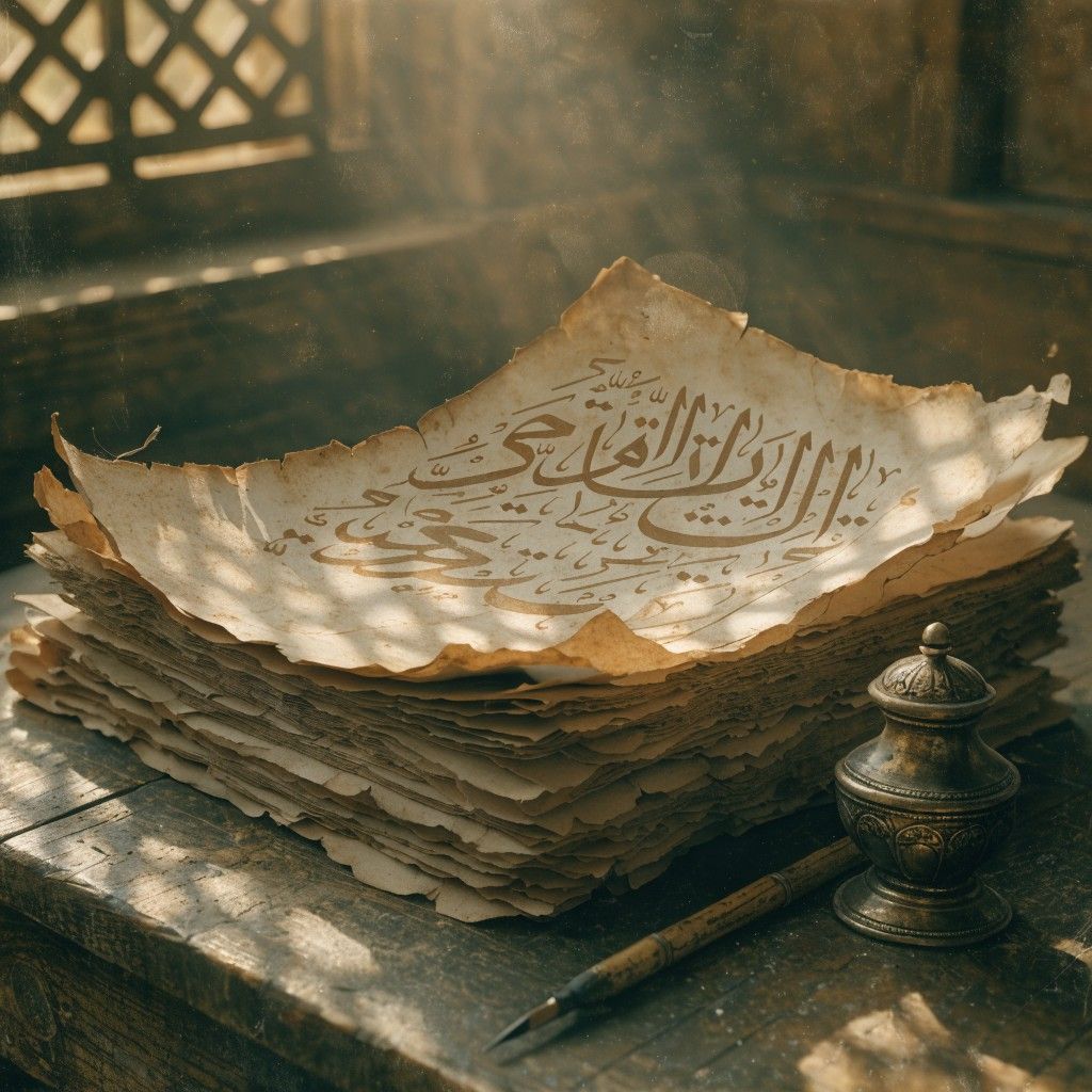 1024x1024 Download Ancient Arabic Manuscripts Image, Manuscript, Parchment
